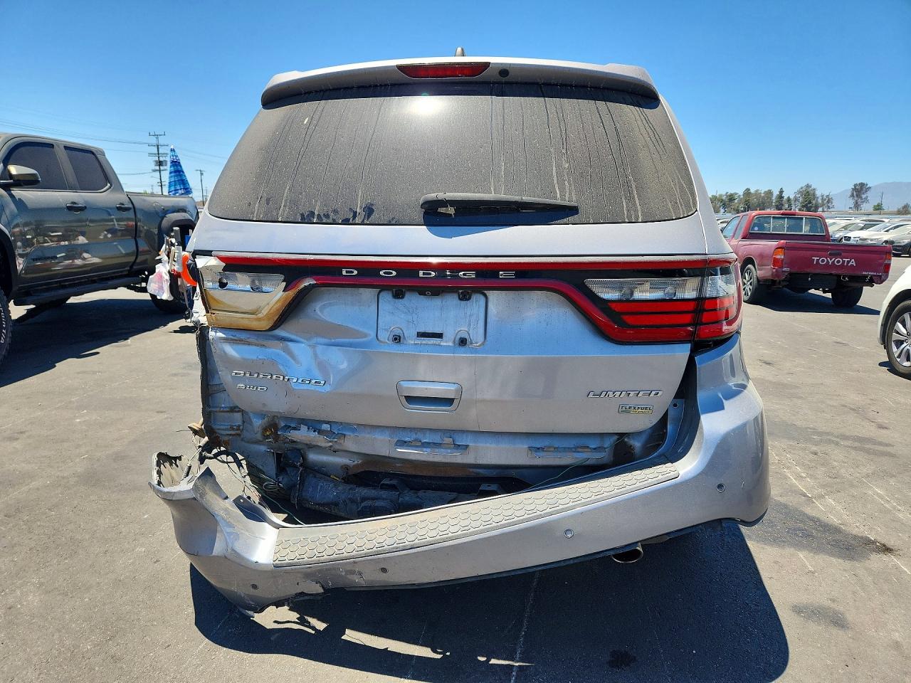 2015 Dodge Durango Limited Серебряный vin: 1C4RDJDG8FC740508