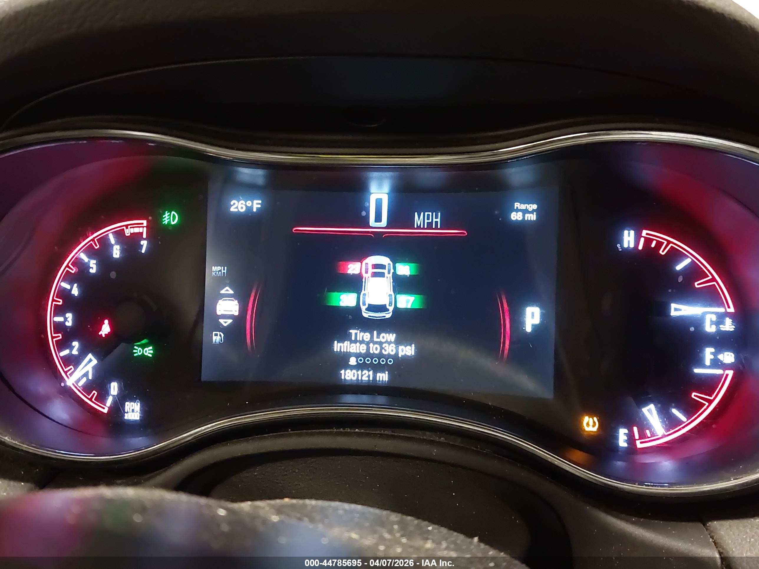 2015 Dodge Durango Limited Red vin: 1C4RDJDG8FC810251