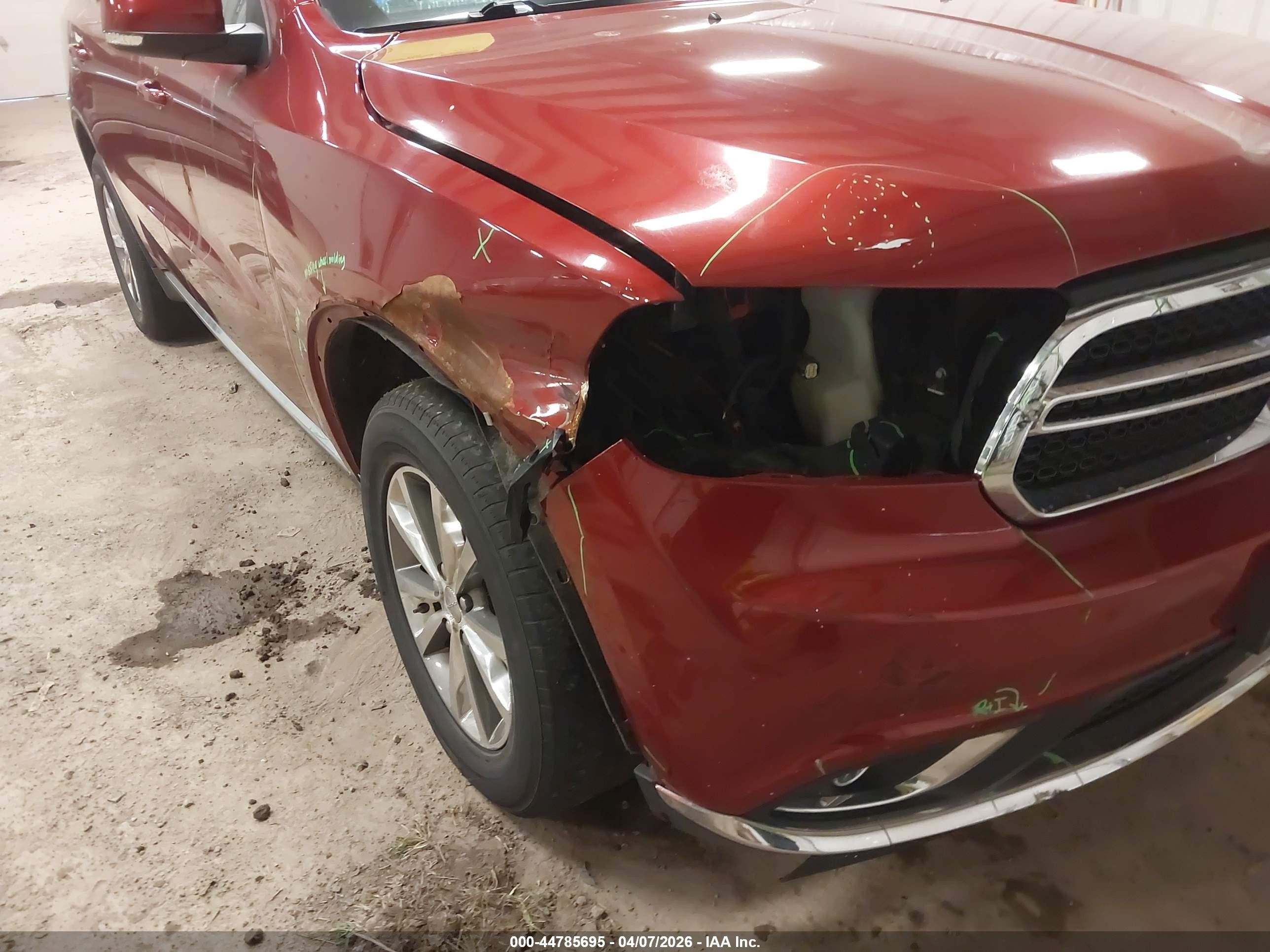 2015 Dodge Durango Limited Red vin: 1C4RDJDG8FC810251
