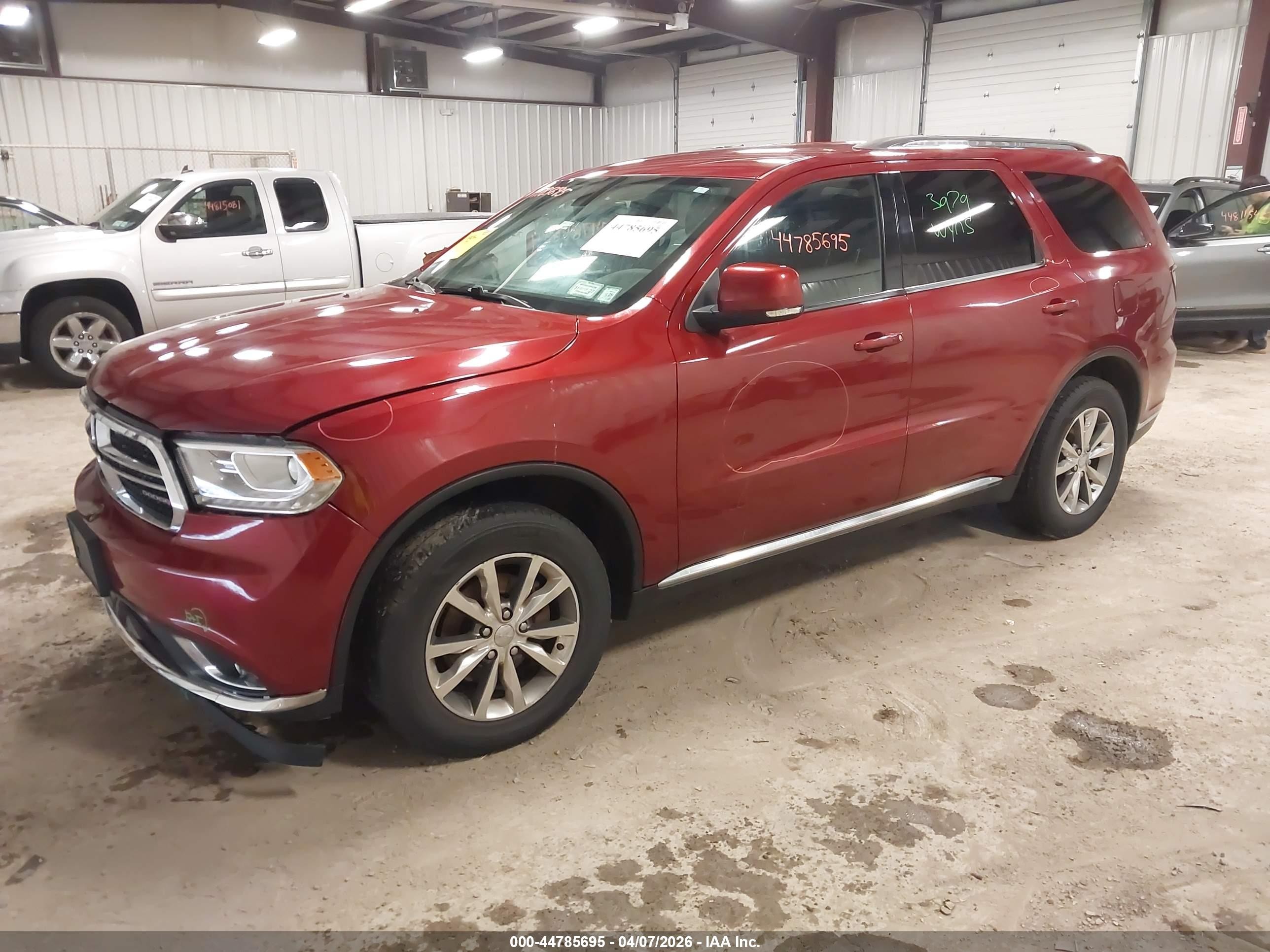 2015 Dodge Durango Limited Red vin: 1C4RDJDG8FC810251