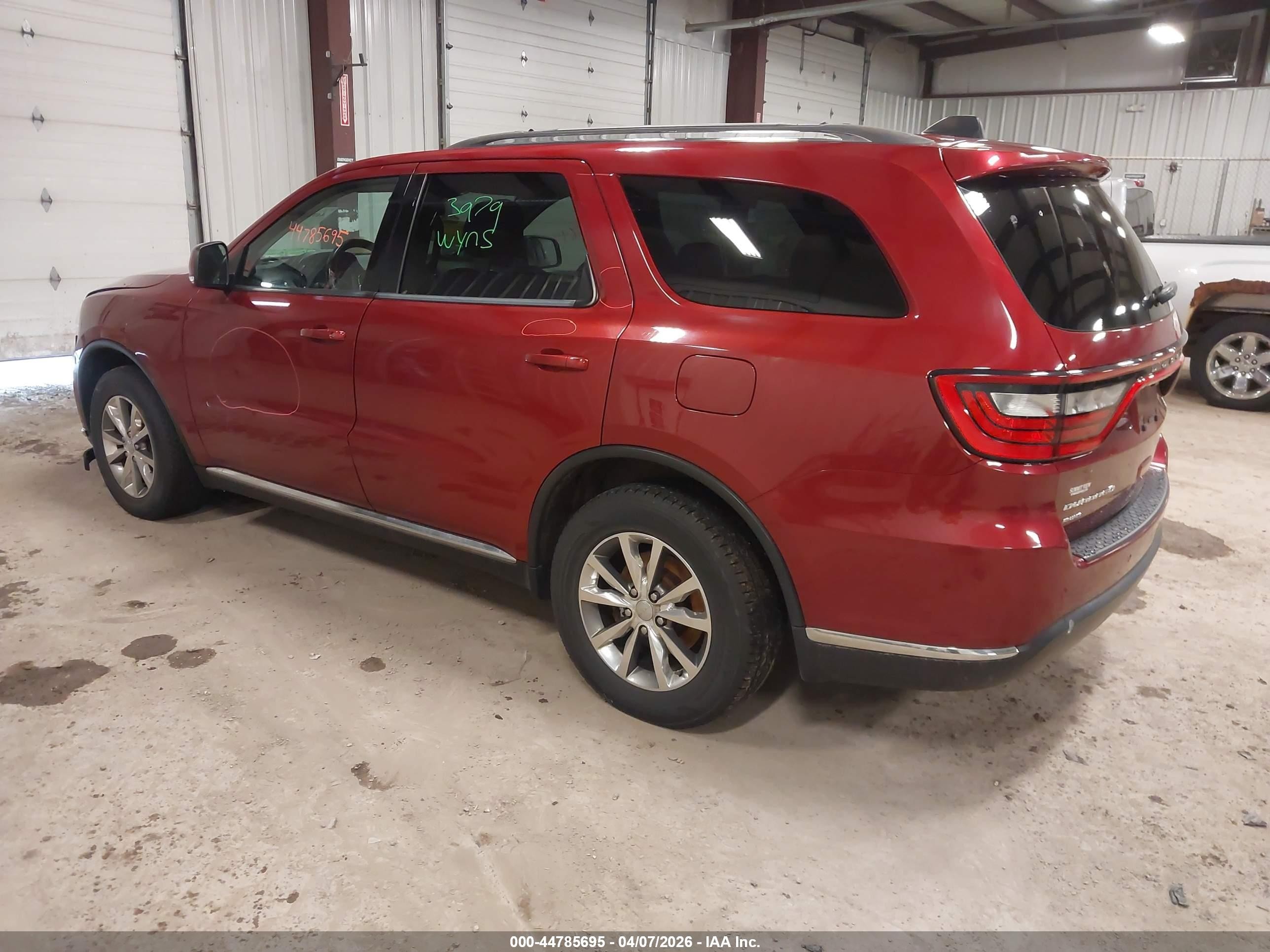 2015 Dodge Durango Limited Red vin: 1C4RDJDG8FC810251