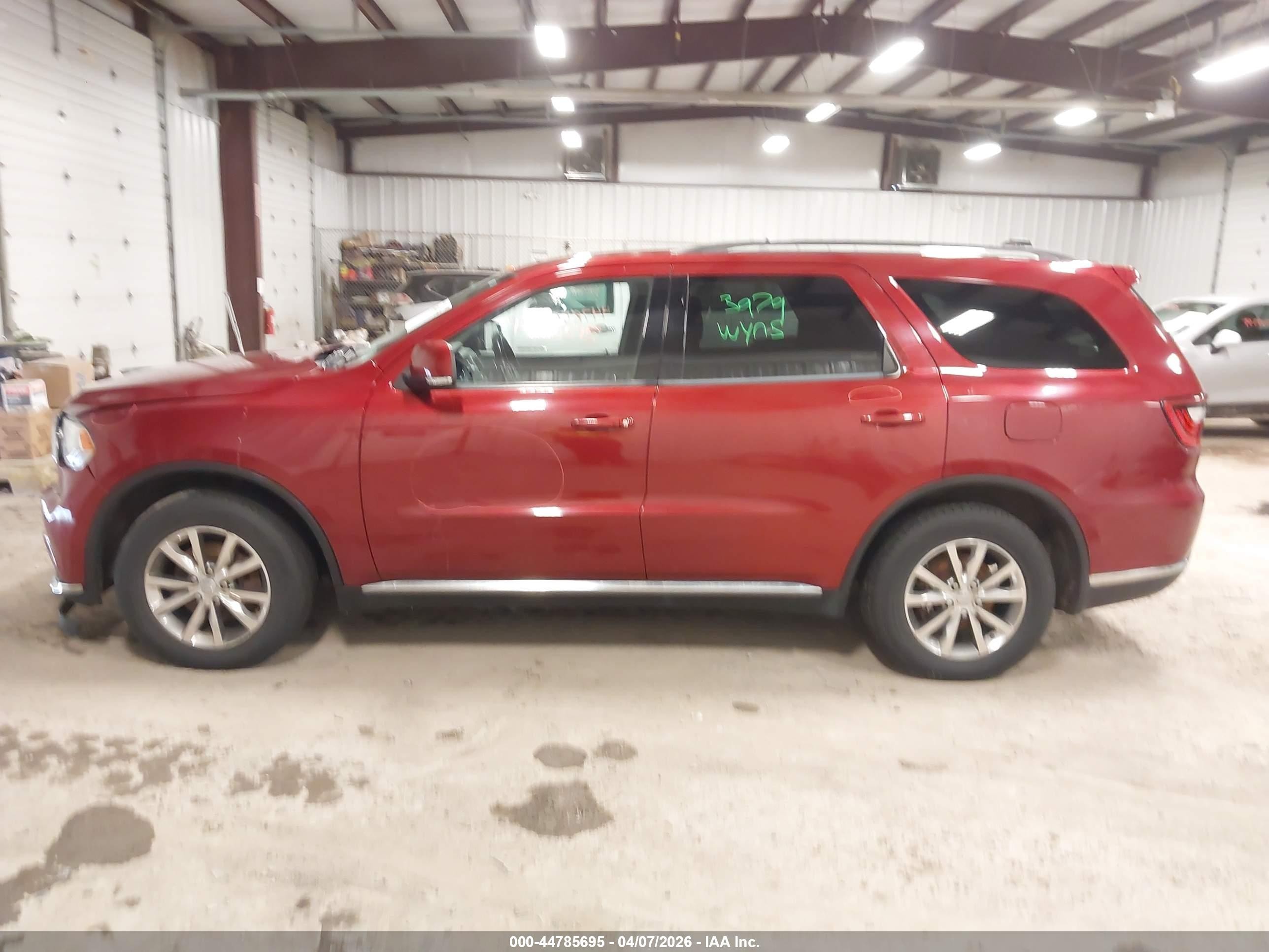 2015 Dodge Durango Limited Red vin: 1C4RDJDG8FC810251