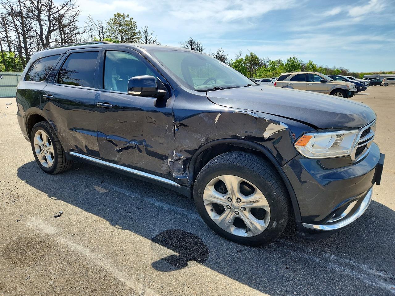 2015 Dodge Durango Limited Синий vin: 1C4RDJDG8FC858011