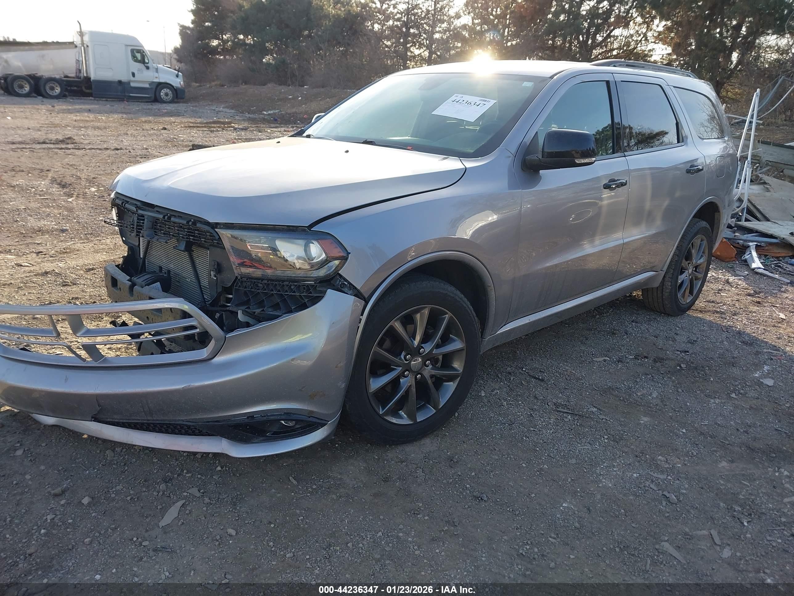 2018 Dodge Durango Gt Awd Gray vin: 1C4RDJDG8JC408898