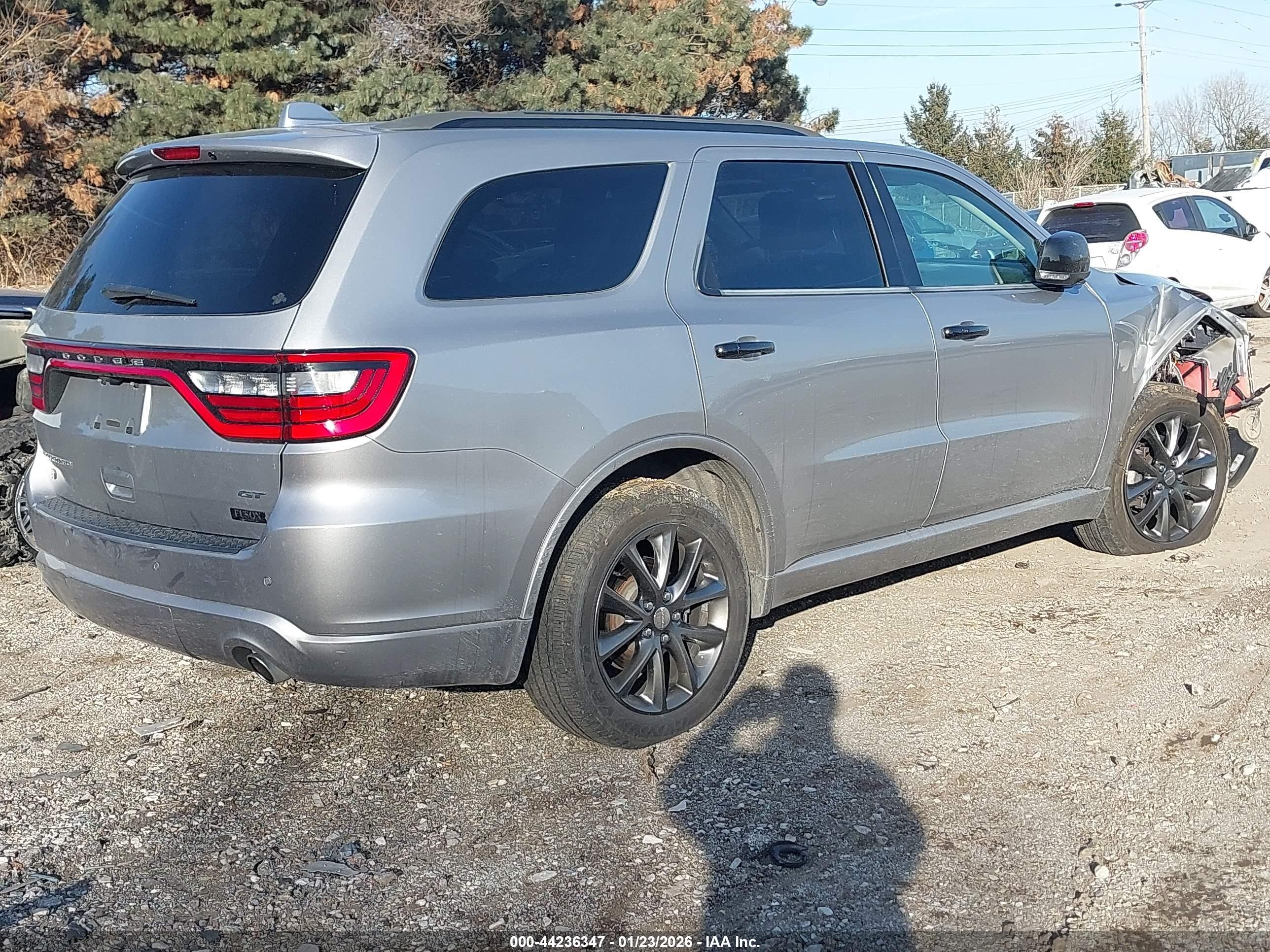 2018 Dodge Durango Gt Awd Gray vin: 1C4RDJDG8JC408898
