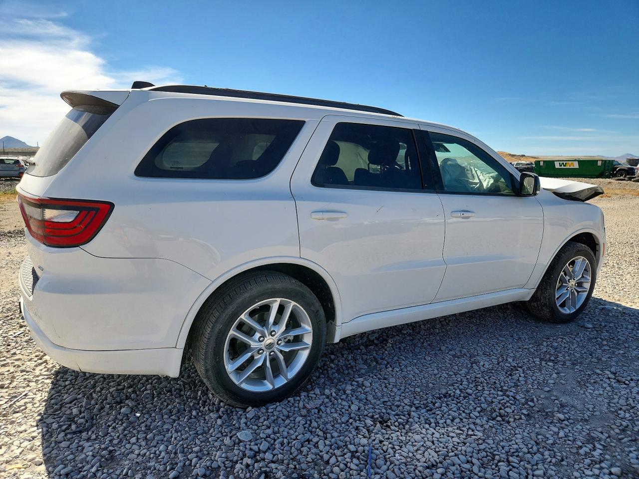 2023 Dodge Durango Gt White vin: 1C4RDJDG8PC605112