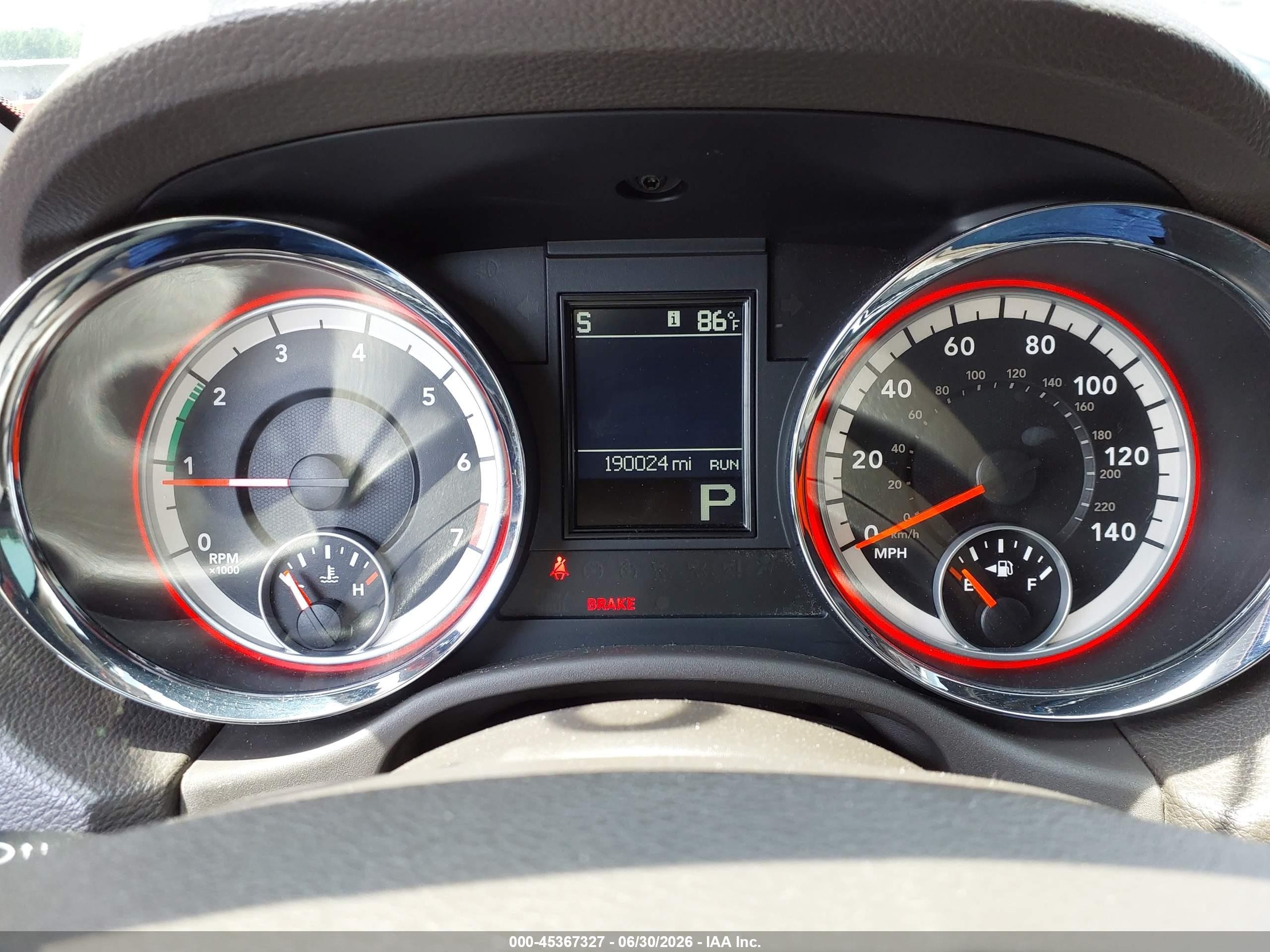 2013 Dodge Durango Crew Red vin: 1C4RDJDG9DC540489