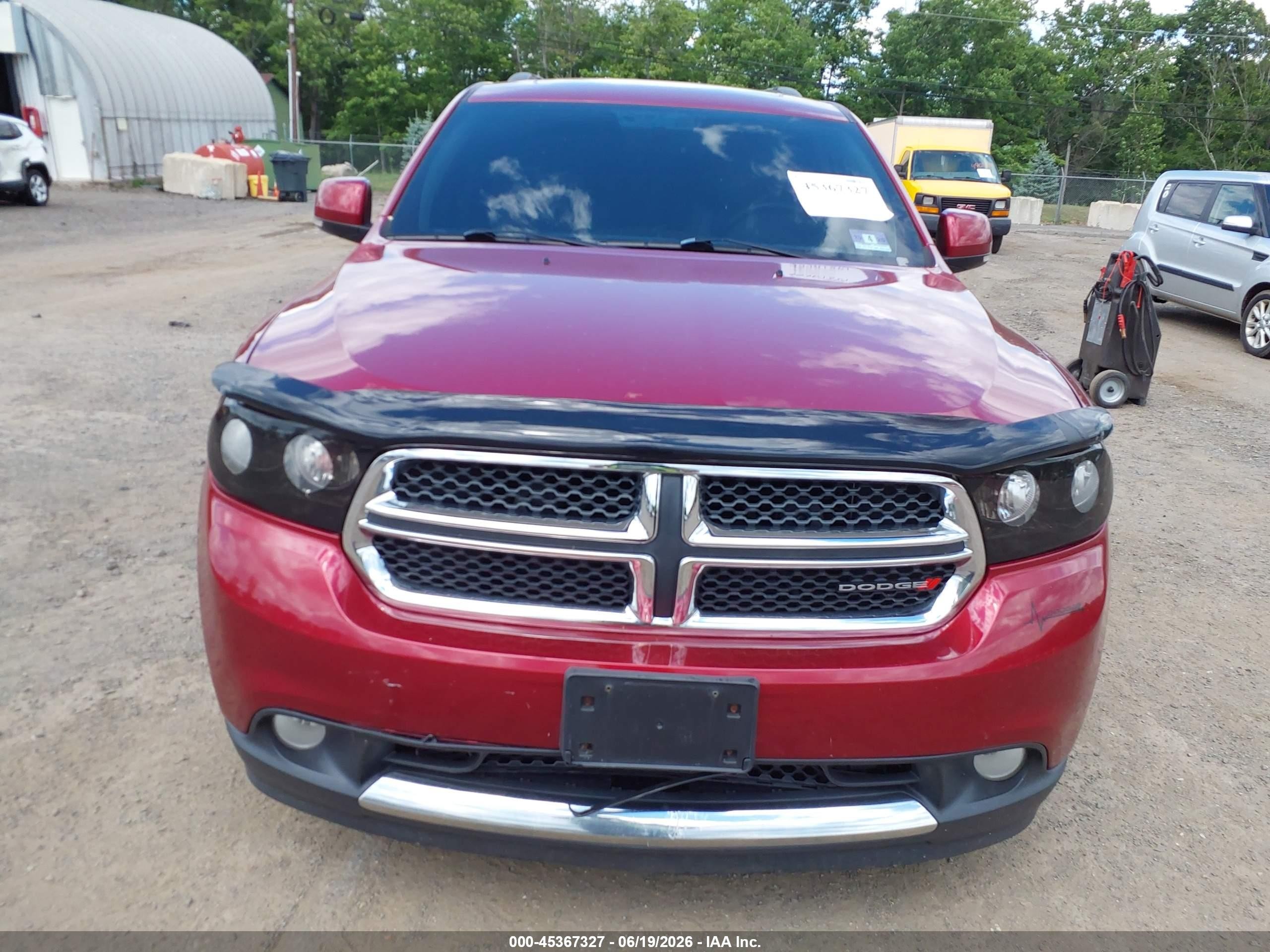 2013 Dodge Durango Crew Red vin: 1C4RDJDG9DC540489