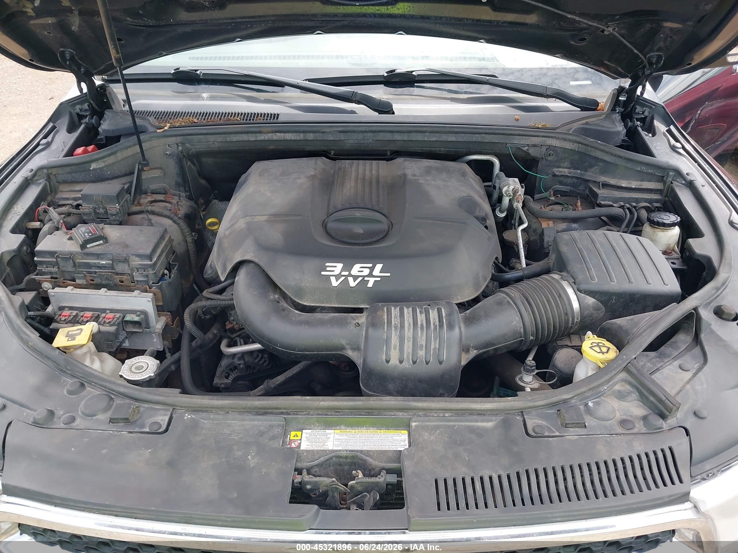 2013 Dodge Durango Crew Plus Black vin: 1C4RDJDG9DC578109