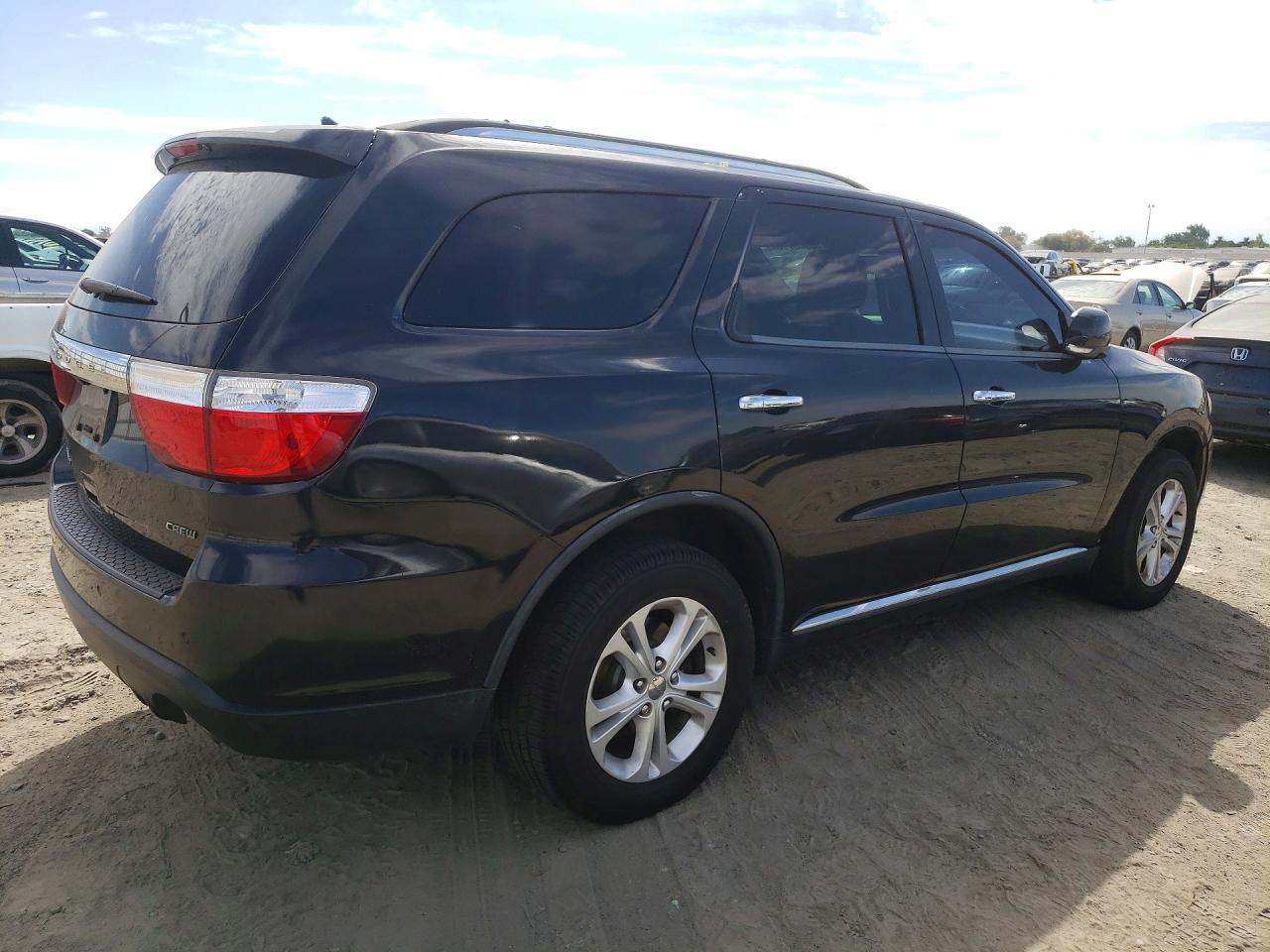 2013 Dodge Durango Crew Black vin: 1C4RDJDG9DC632962