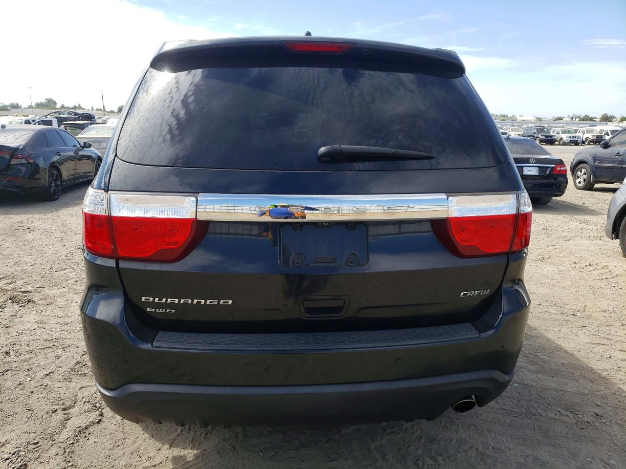 2013 Dodge Durango Crew Black vin: 1C4RDJDG9DC632962