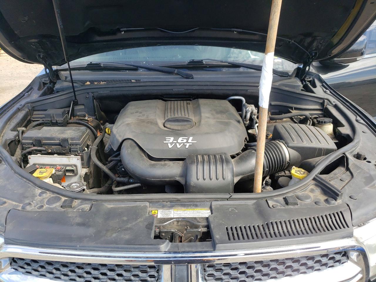 2013 Dodge Durango Crew Black vin: 1C4RDJDG9DC632962