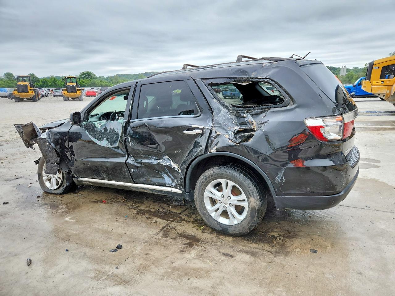 2013 Dodge Durango Crew Black vin: 1C4RDJDG9DC664889