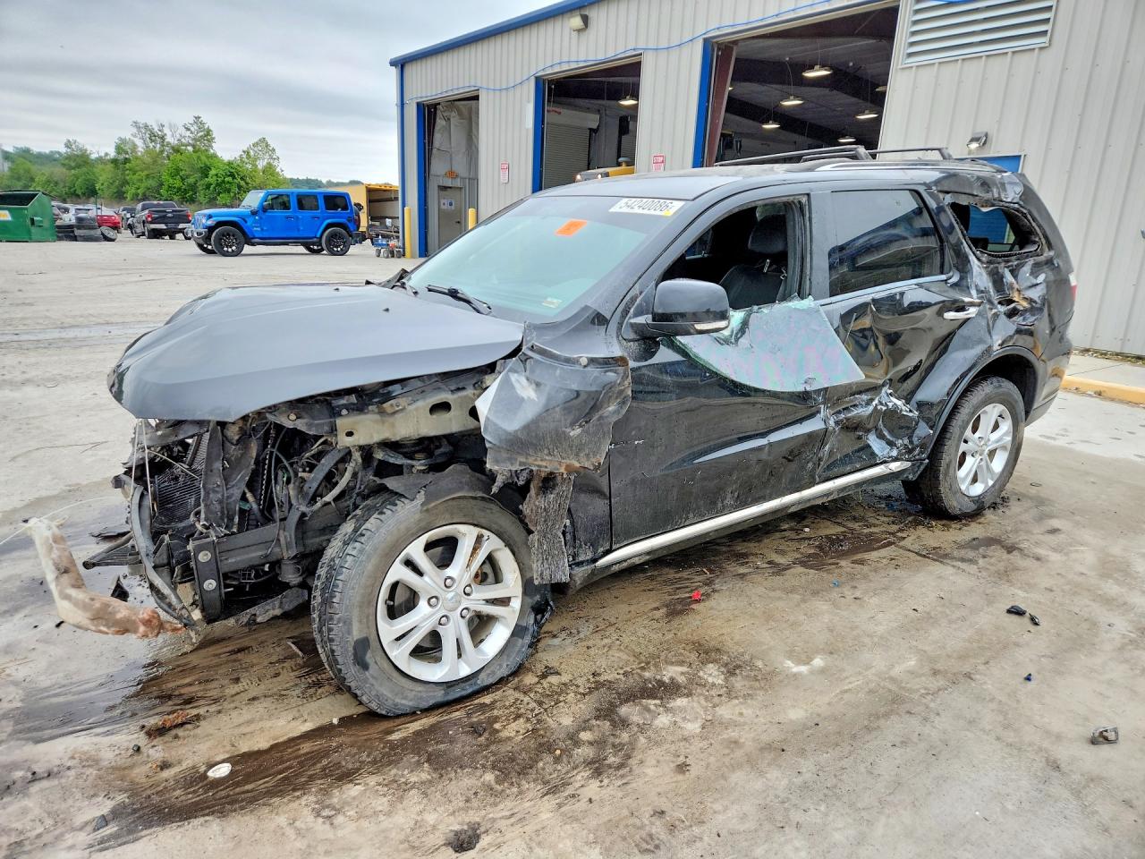 2013 Dodge Durango Crew Black vin: 1C4RDJDG9DC664889