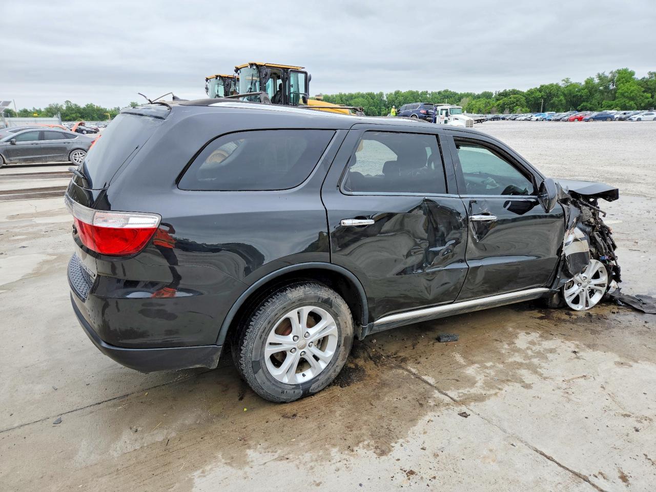 2013 Dodge Durango Crew Black vin: 1C4RDJDG9DC664889