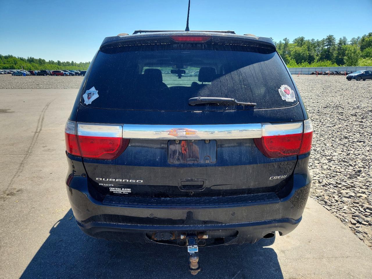2013 Dodge Durango Crew Black vin: 1C4RDJDG9DC683443