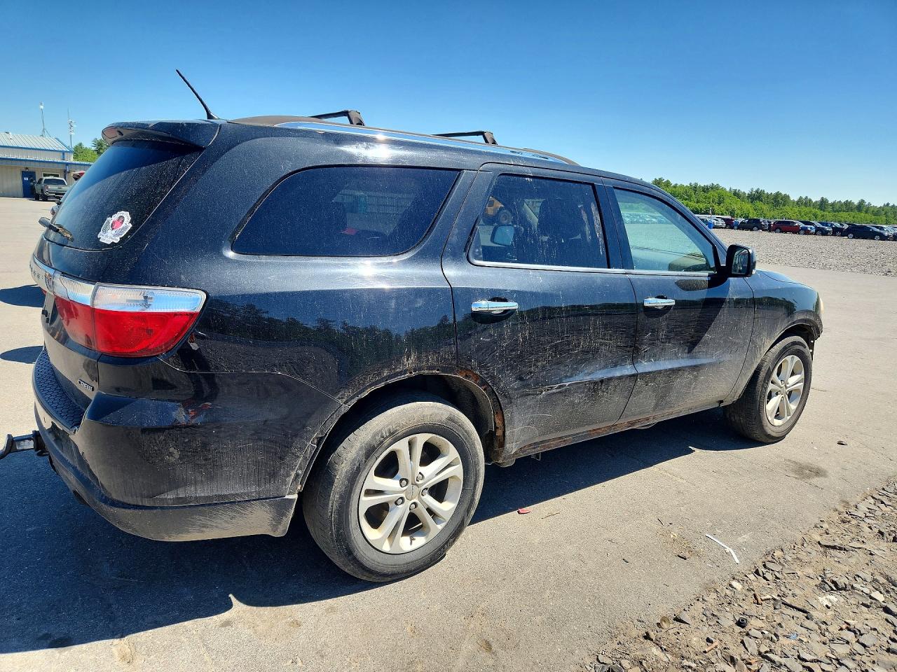 2013 Dodge Durango Crew Black vin: 1C4RDJDG9DC683443