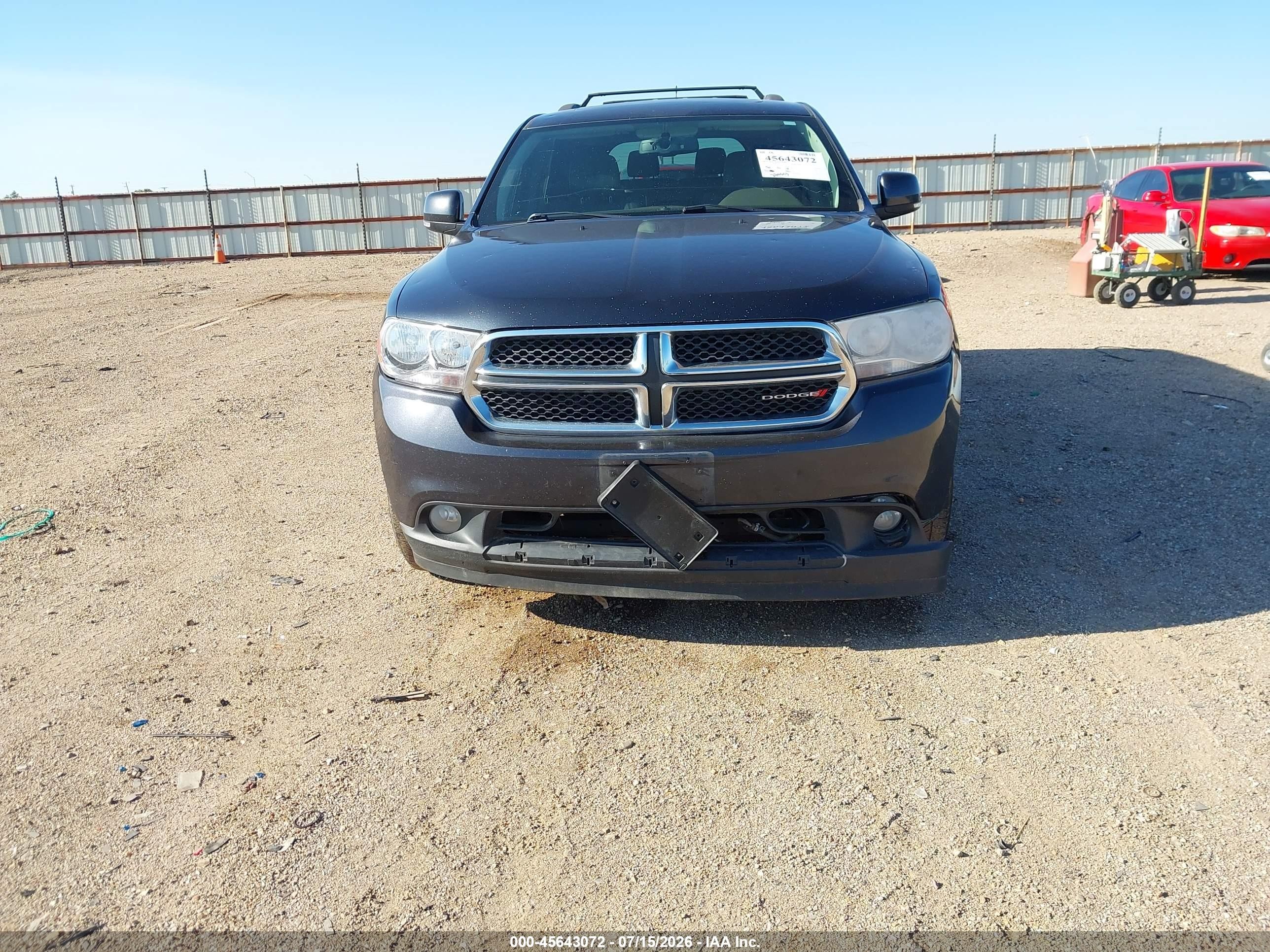 2013 Dodge Durango Crew Black vin: 1C4RDJDG9DC689744