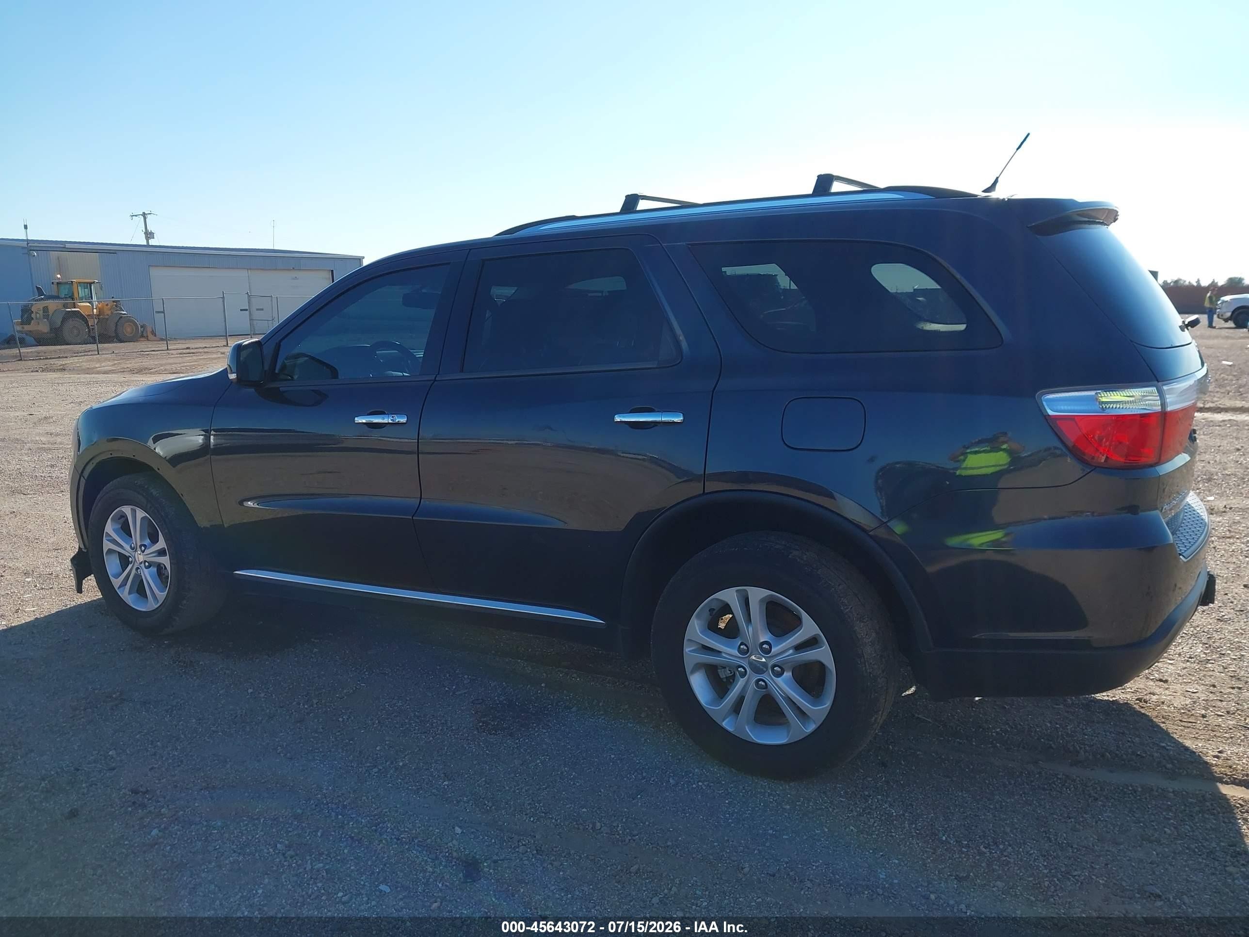 2013 Dodge Durango Crew Black vin: 1C4RDJDG9DC689744