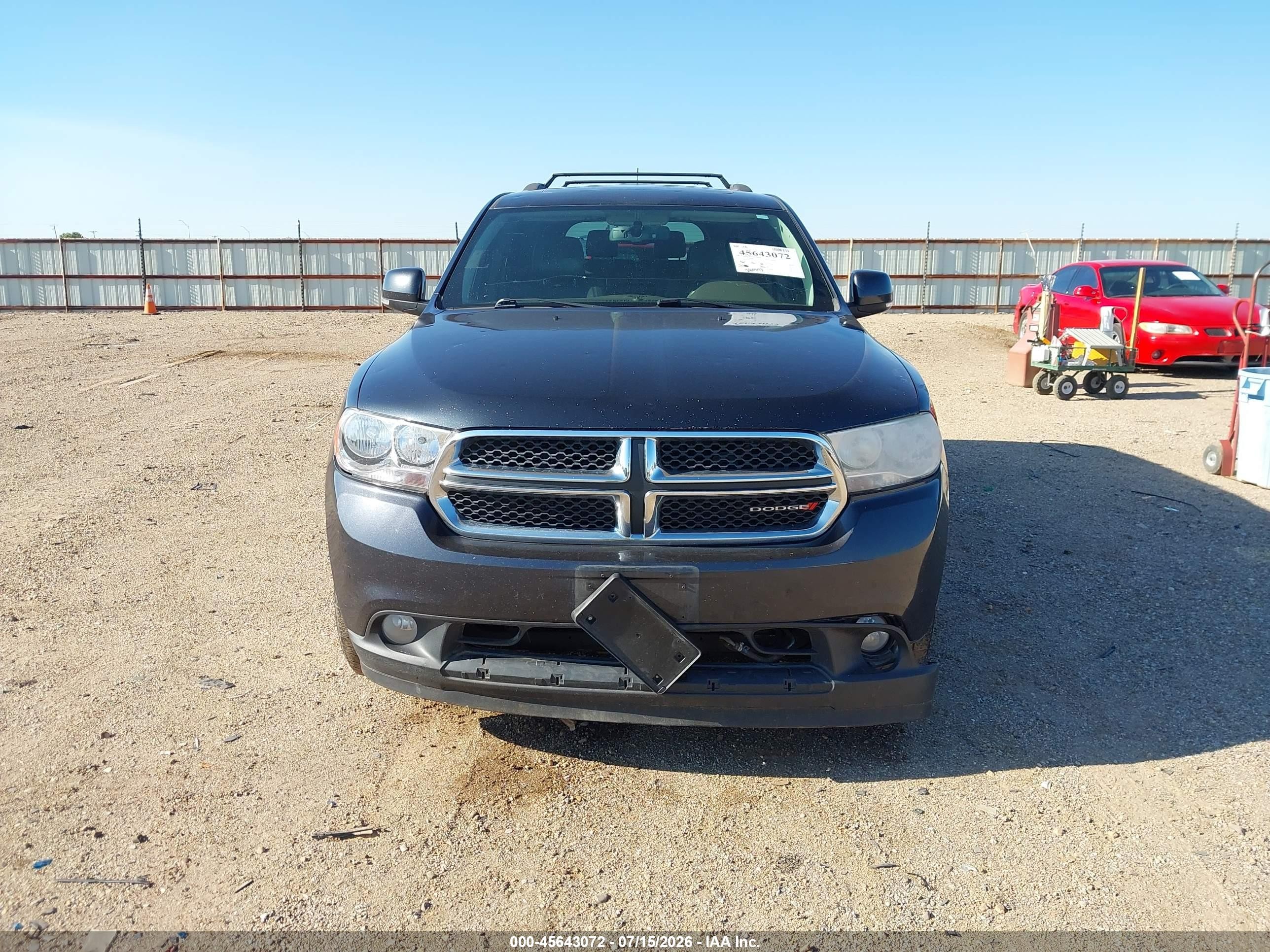 2013 Dodge Durango Crew Black vin: 1C4RDJDG9DC689744