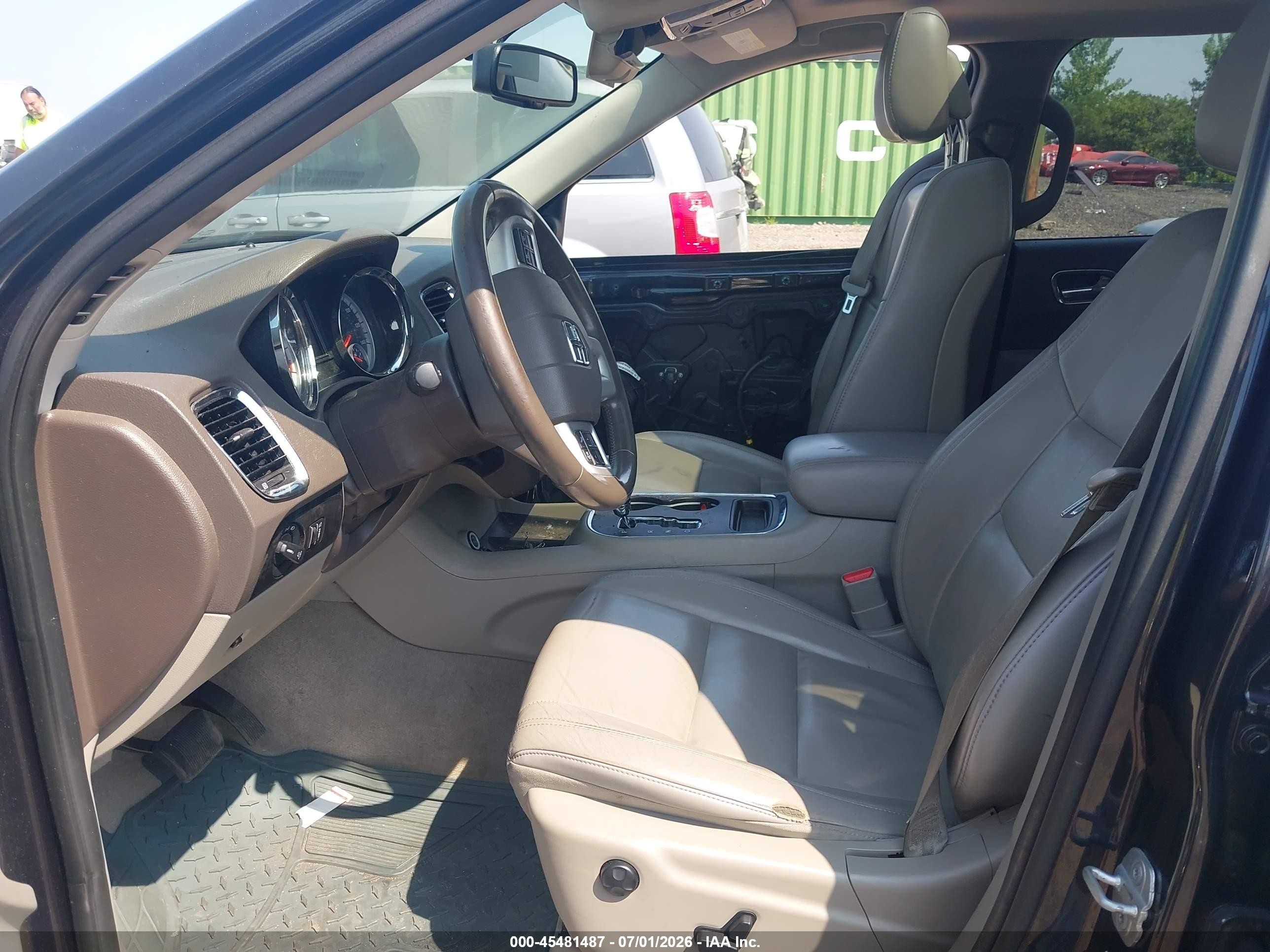 2013 Dodge Durango Crew Gray vin: 1C4RDJDG9DC693535