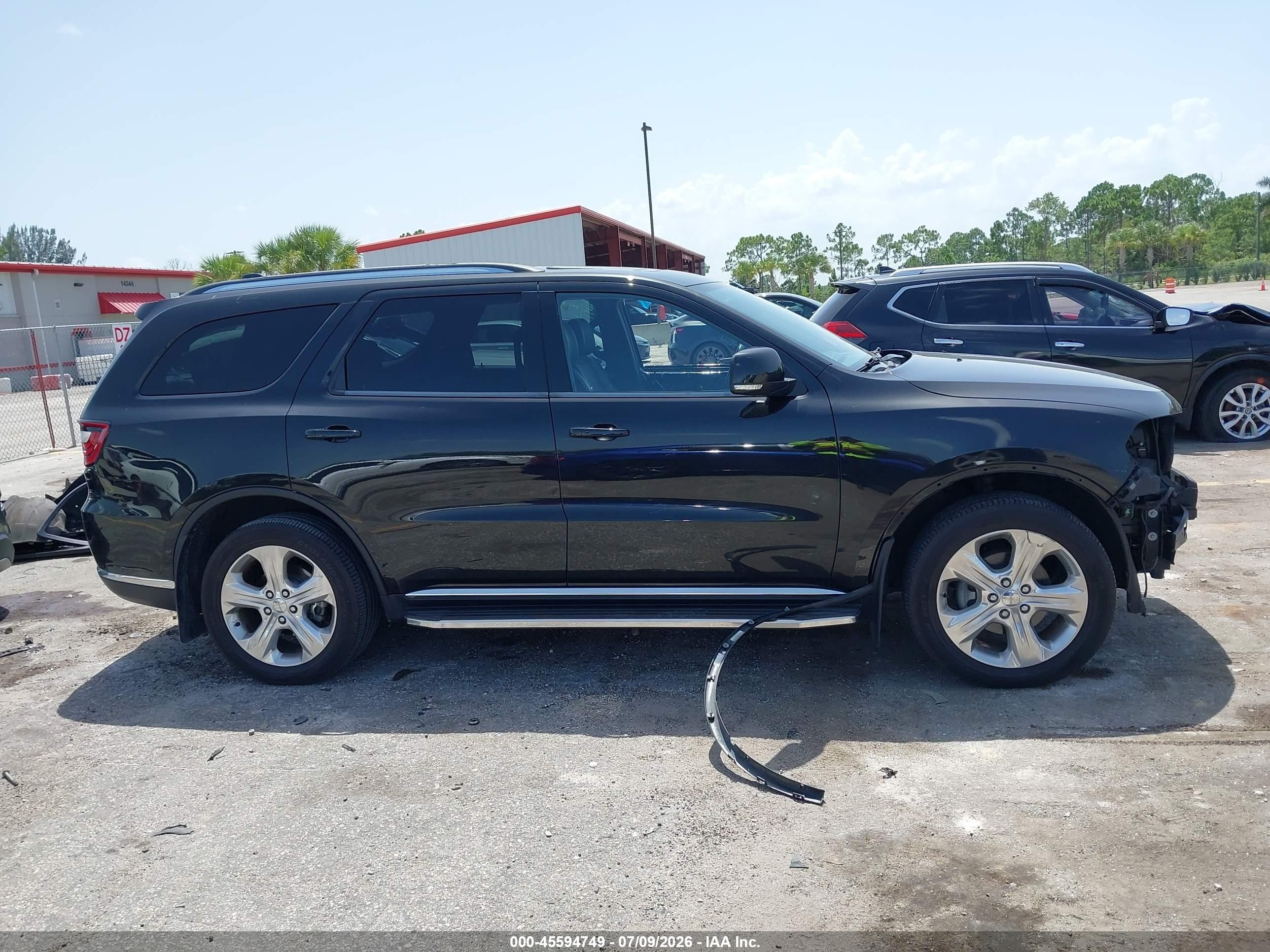 2014 Dodge Durango Limited Черный vin: 1C4RDJDG9EC323154