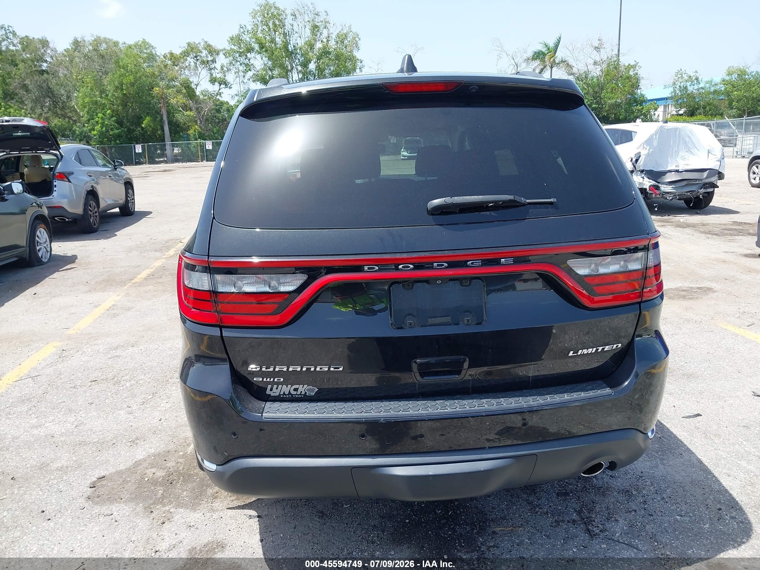 2014 Dodge Durango Limited Черный vin: 1C4RDJDG9EC323154