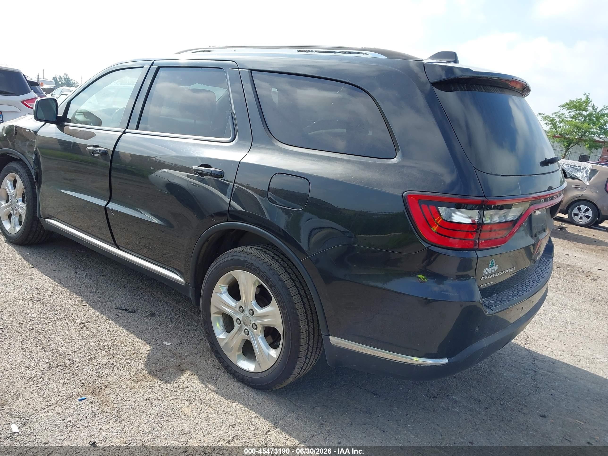 2014 Dodge Durango Limited Black vin: 1C4RDJDG9EC388702