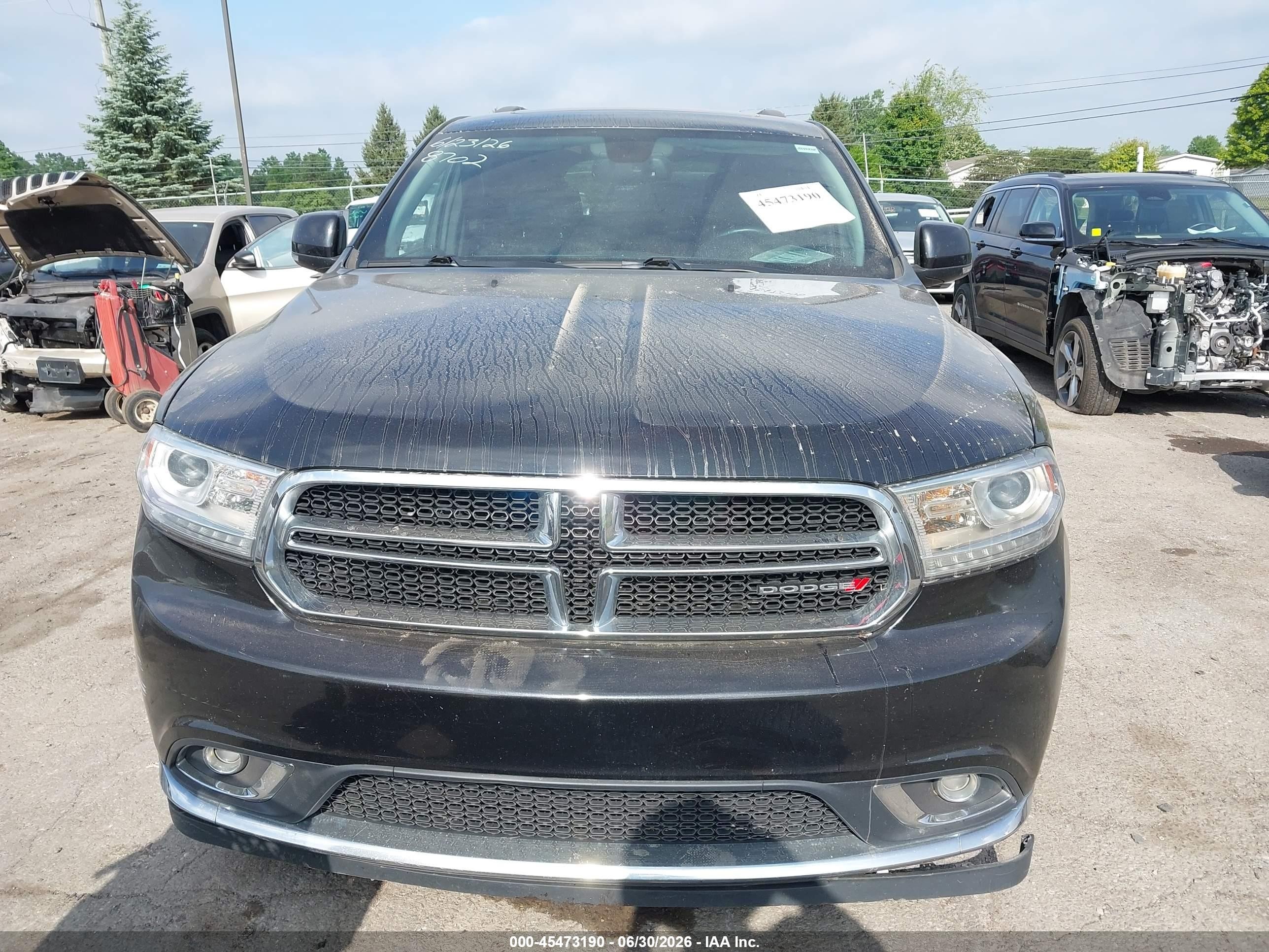 2014 Dodge Durango Limited Black vin: 1C4RDJDG9EC388702