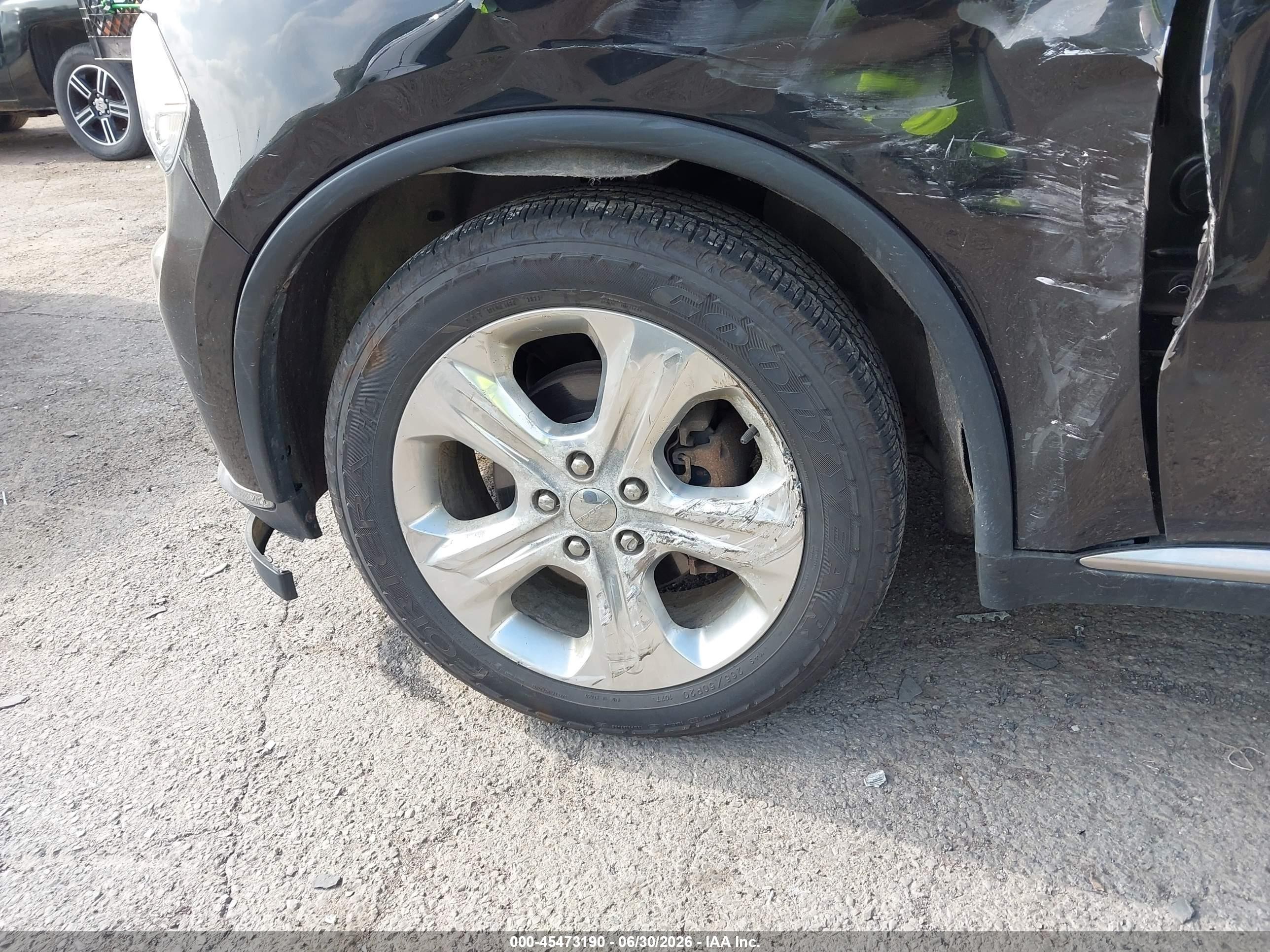 2014 Dodge Durango Limited Black vin: 1C4RDJDG9EC388702
