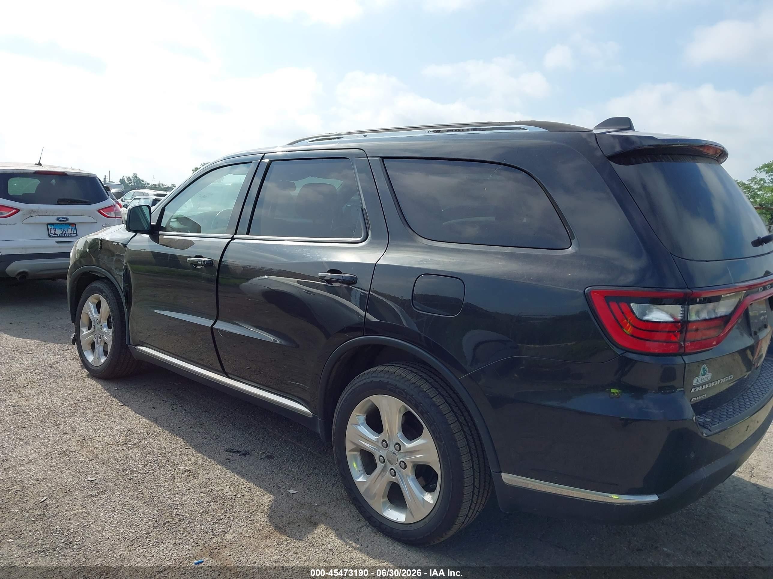 2014 Dodge Durango Limited Black vin: 1C4RDJDG9EC388702