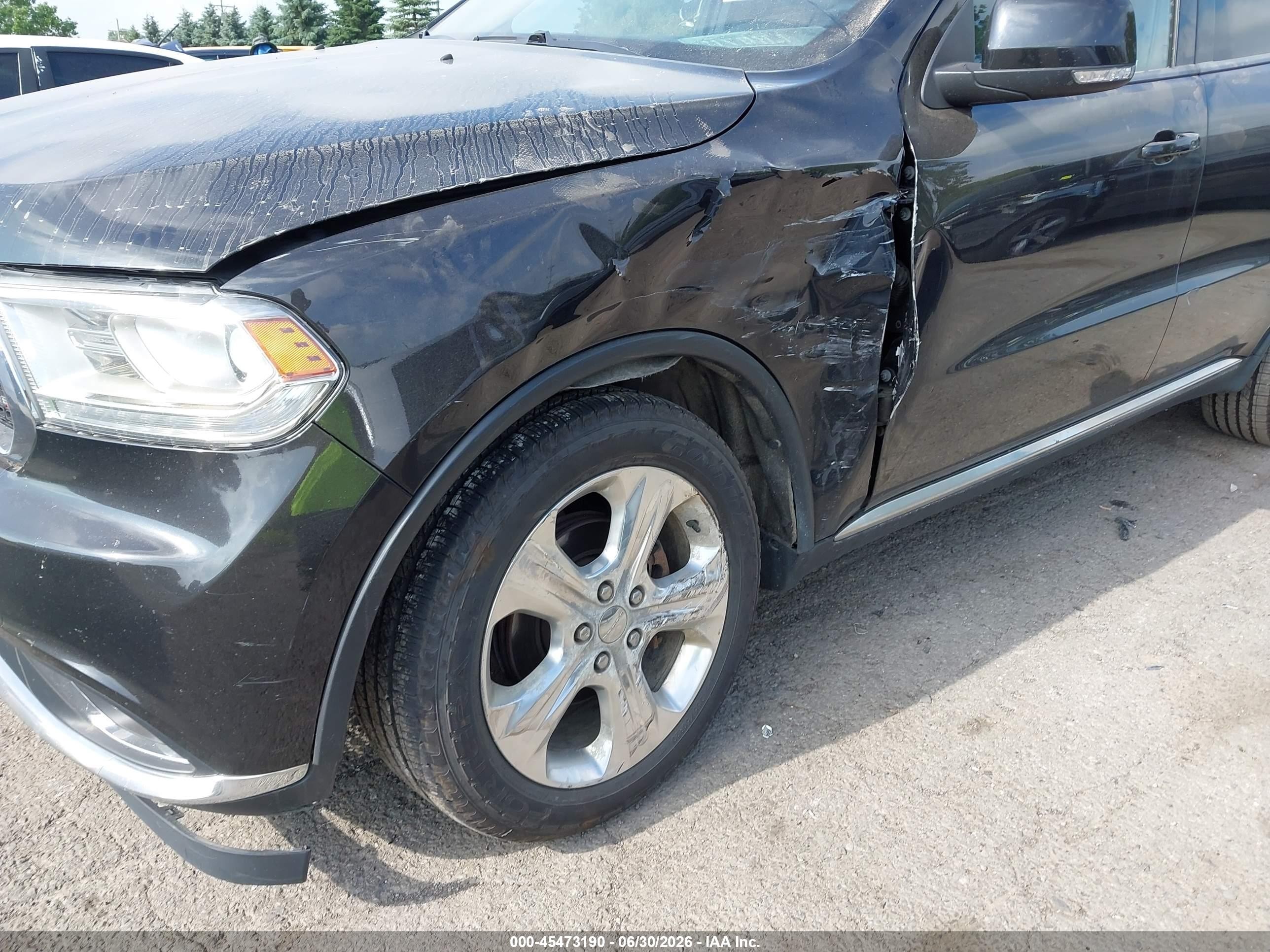 2014 Dodge Durango Limited Black vin: 1C4RDJDG9EC388702
