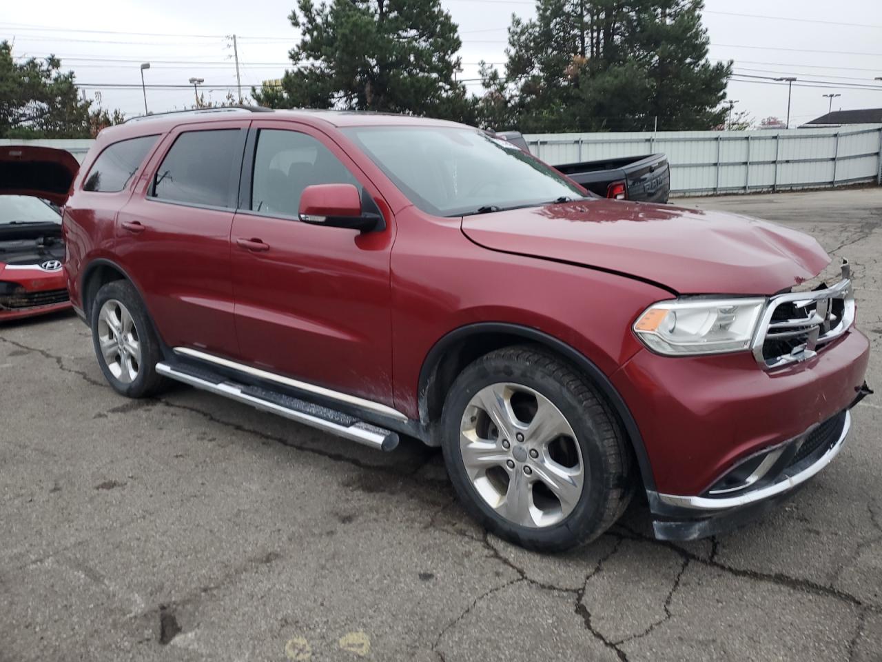 2014 Dodge Durango Limited Red vin: 1C4RDJDG9EC412268