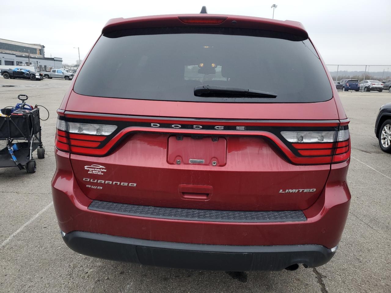 2014 Dodge Durango Limited Red vin: 1C4RDJDG9EC412268