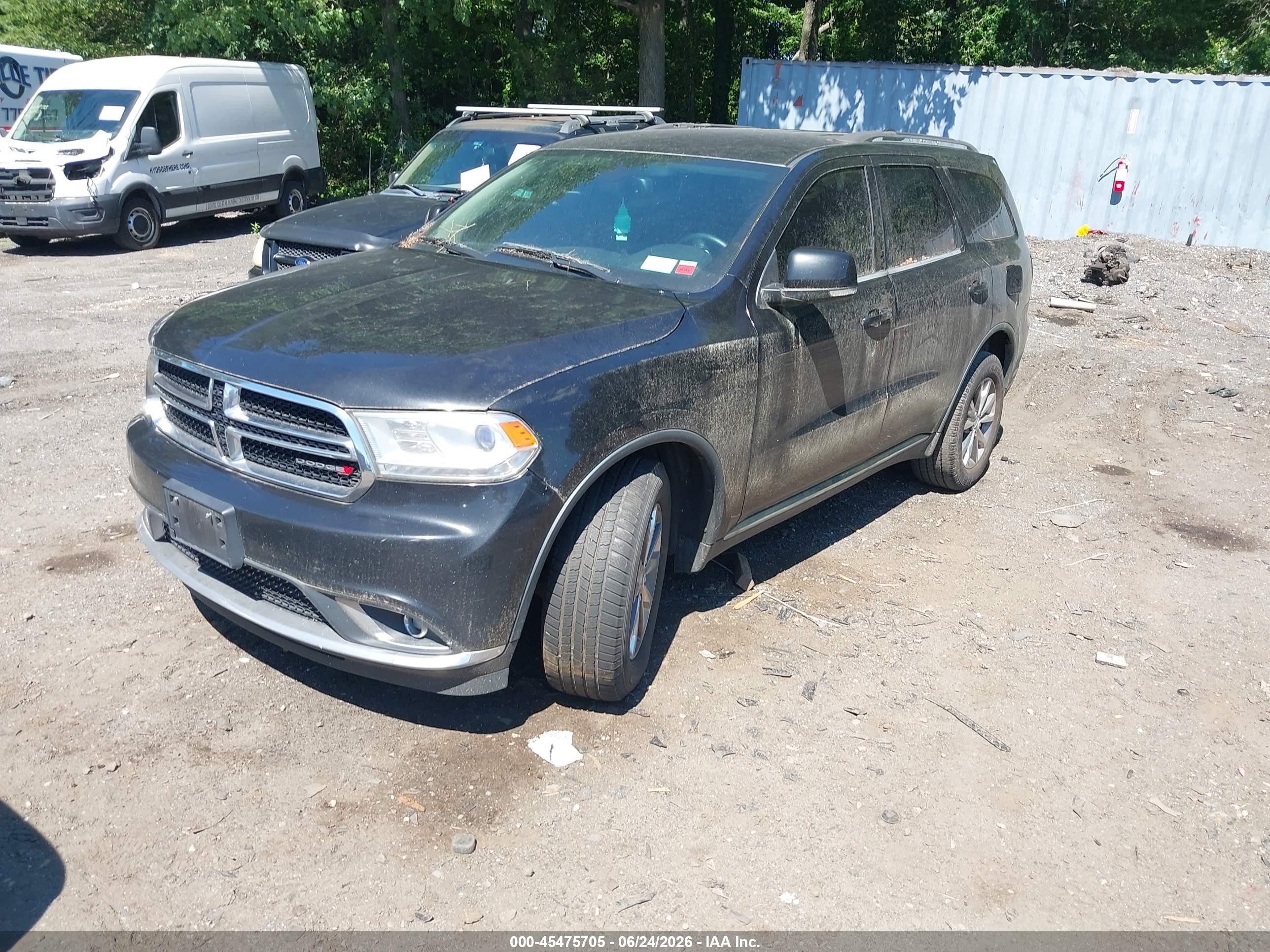 2014 Dodge Durango Limited Серый vin: 1C4RDJDG9EC443794
