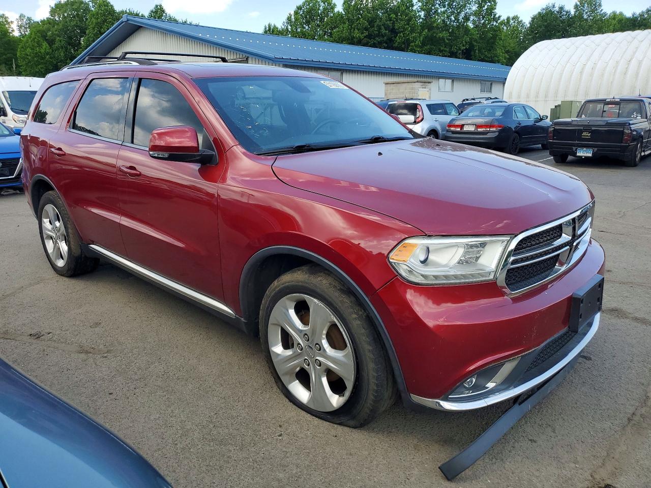 2014 Dodge Durango Limited Burgundy vin: 1C4RDJDG9EC592299