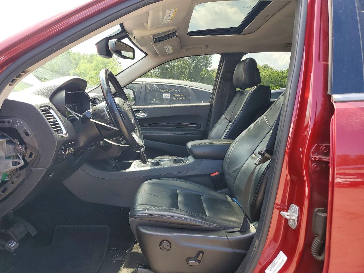 2014 Dodge Durango Limited Burgundy vin: 1C4RDJDG9EC592299