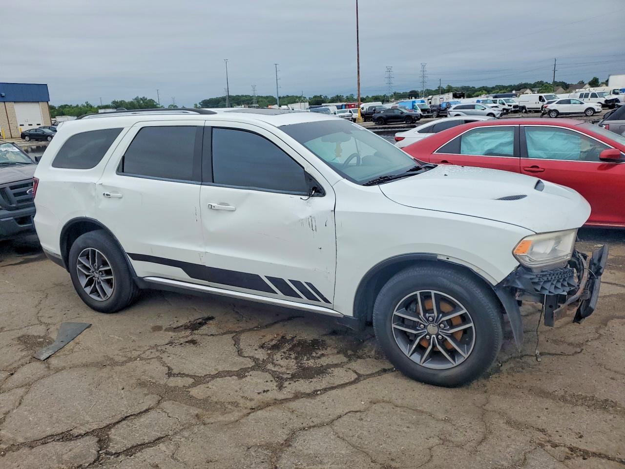 2015 Dodge Durango Limited White vin: 1C4RDJDG9FC133128