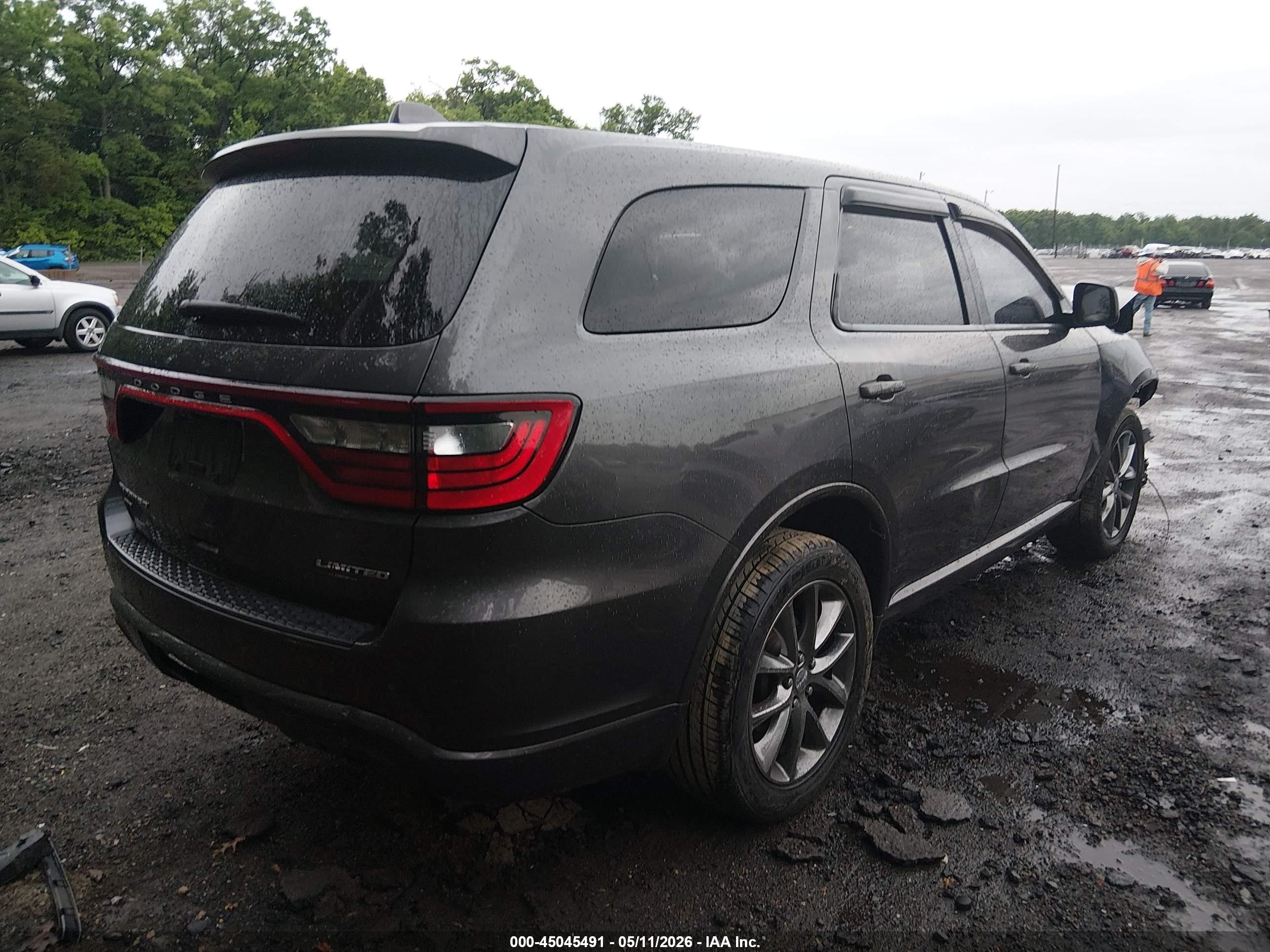 2015 Dodge Durango Limited Серый vin: 1C4RDJDG9FC188226