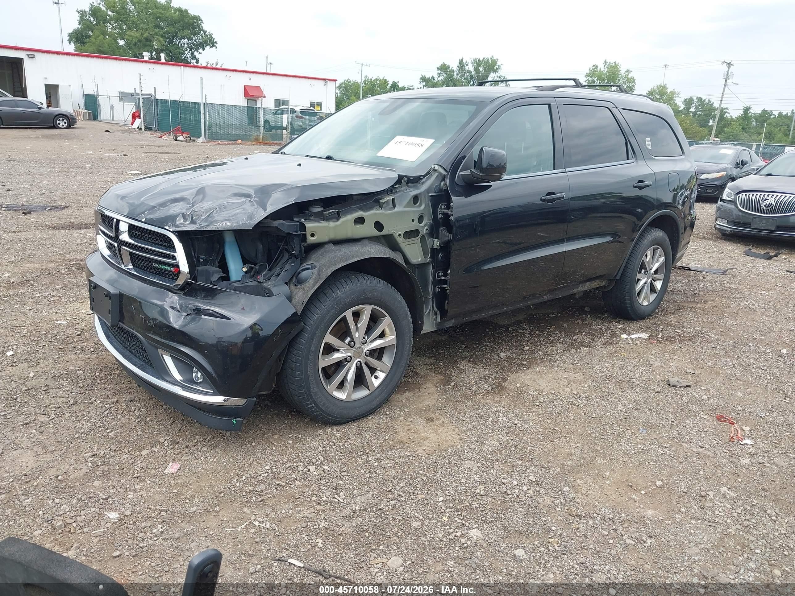 2015 Dodge Durango Limited Черный vin: 1C4RDJDG9FC740596