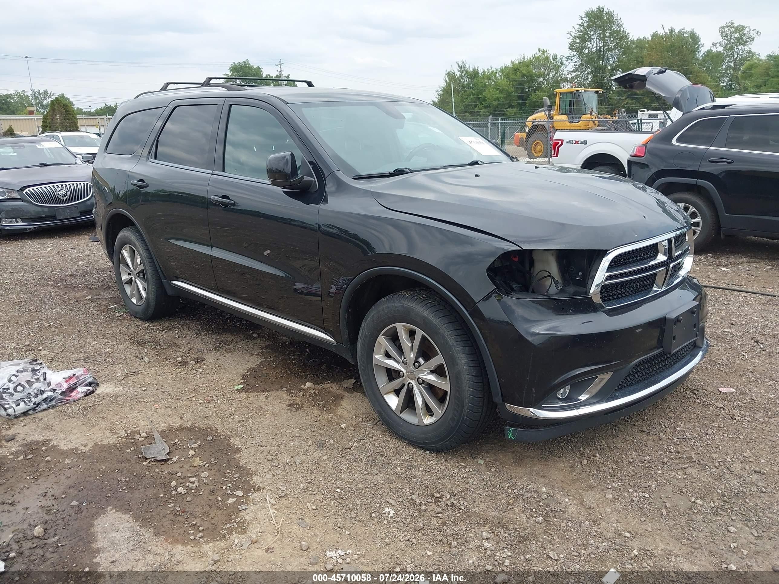 2015 Dodge Durango Limited Черный vin: 1C4RDJDG9FC740596