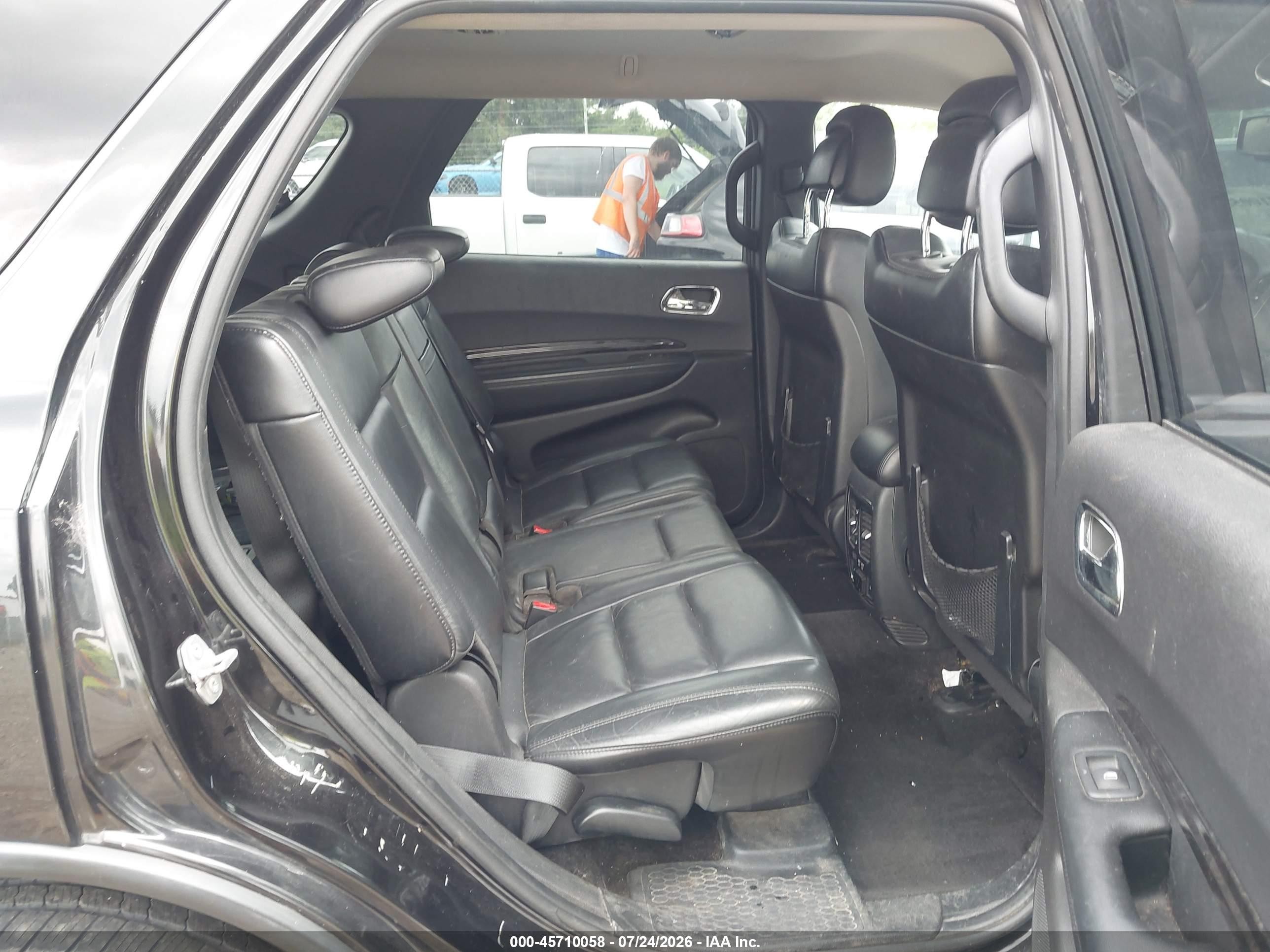 2015 Dodge Durango Limited Черный vin: 1C4RDJDG9FC740596
