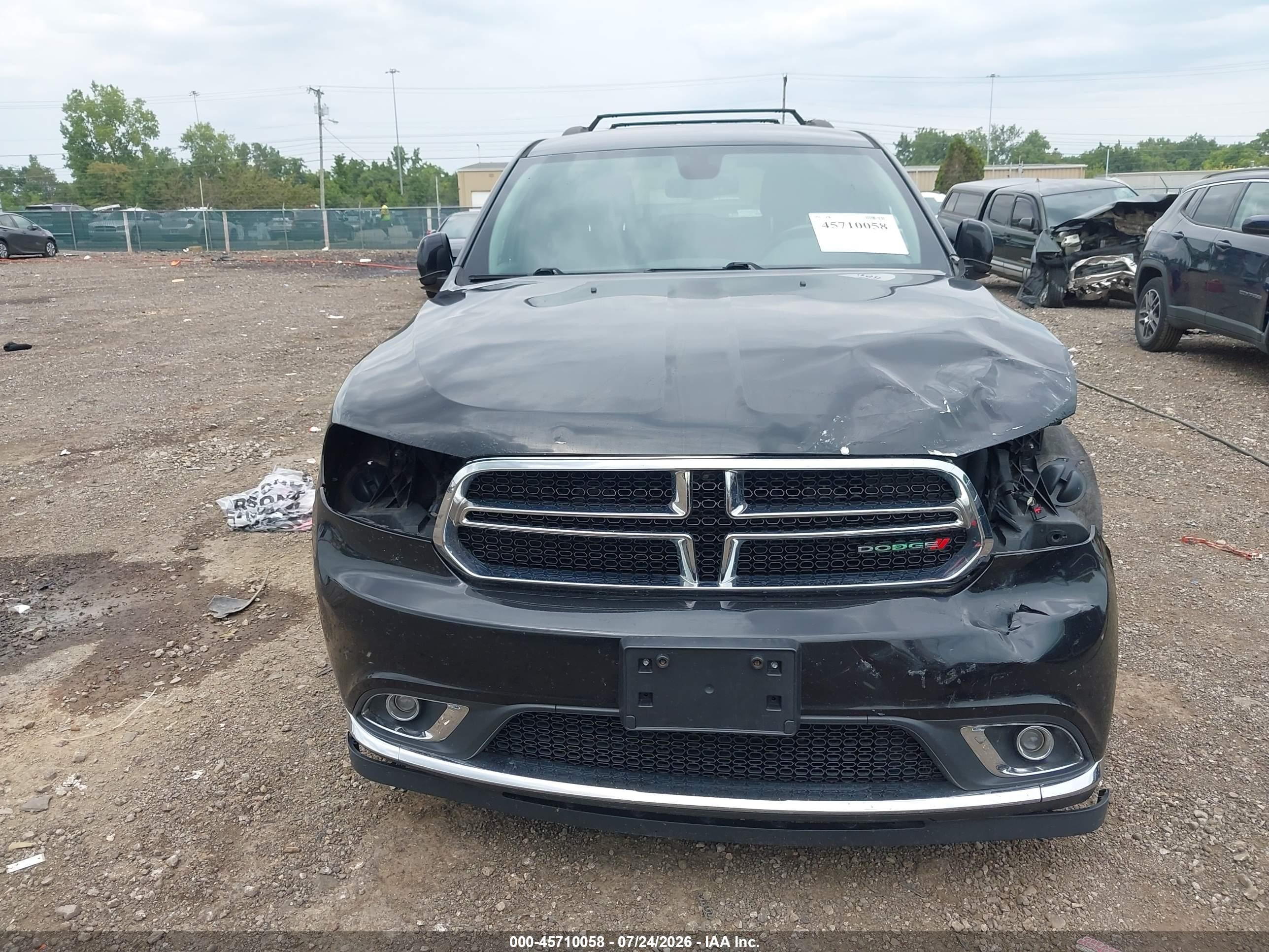 2015 Dodge Durango Limited Черный vin: 1C4RDJDG9FC740596