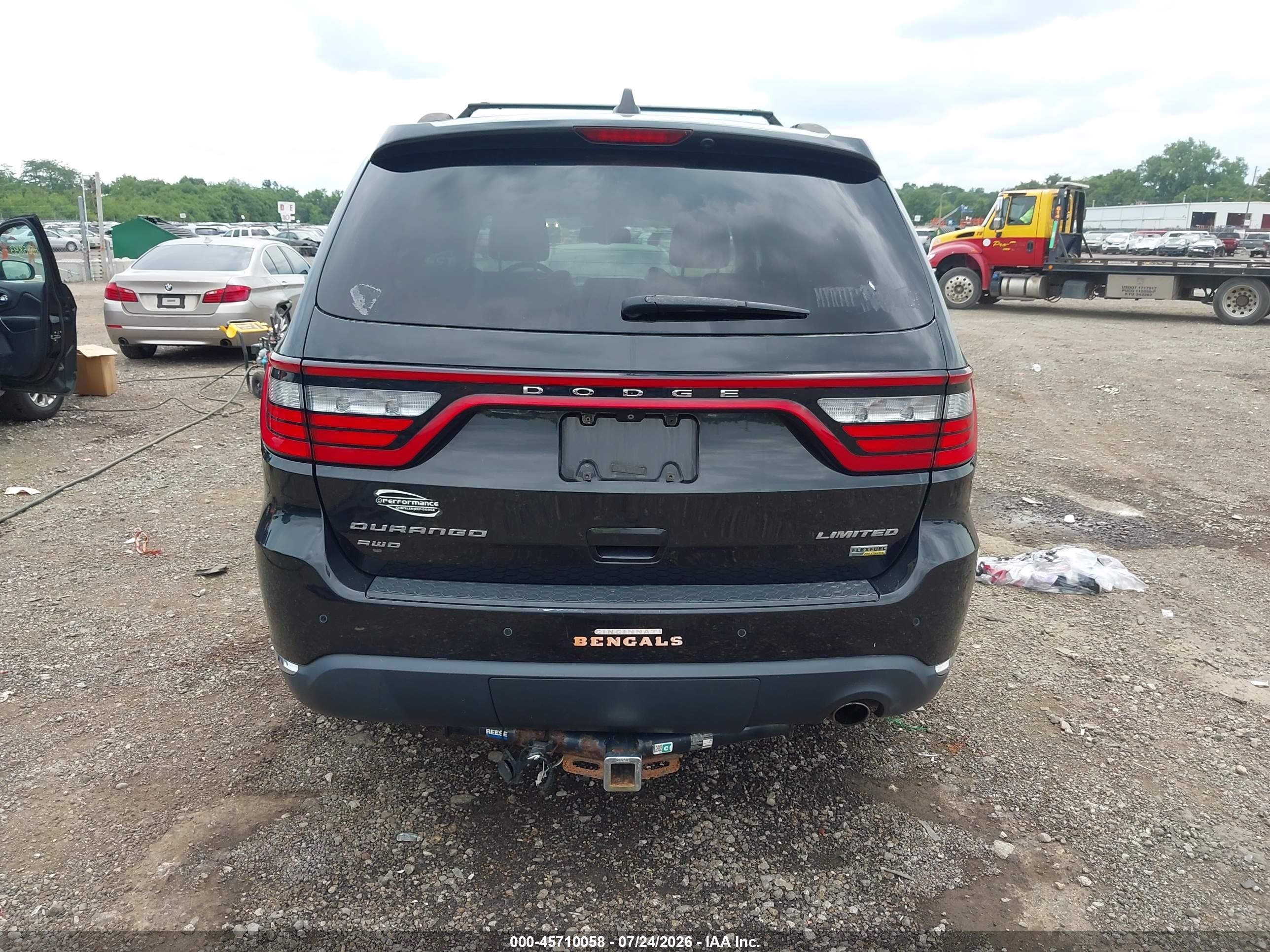 2015 Dodge Durango Limited Черный vin: 1C4RDJDG9FC740596
