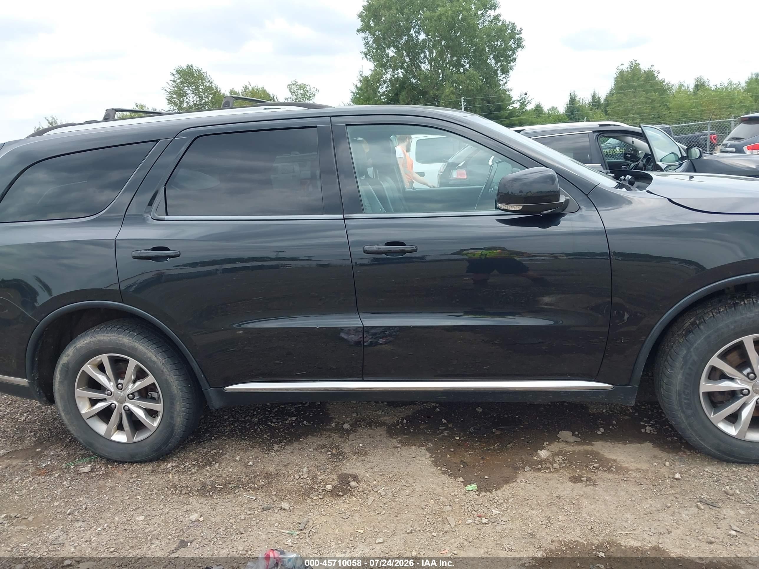 2015 Dodge Durango Limited Черный vin: 1C4RDJDG9FC740596