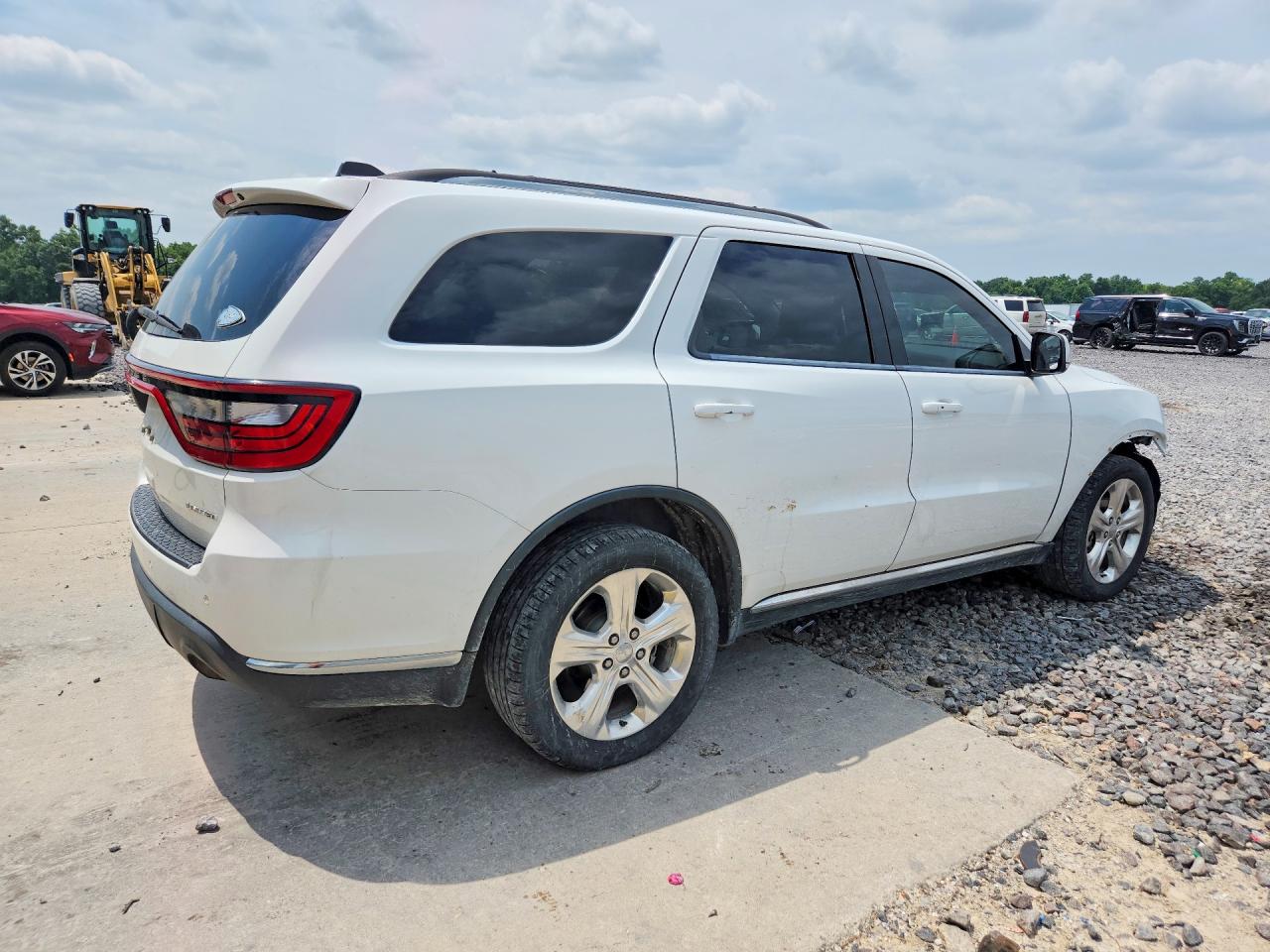 2015 Dodge Durango Limited White vin: 1C4RDJDG9FC766728