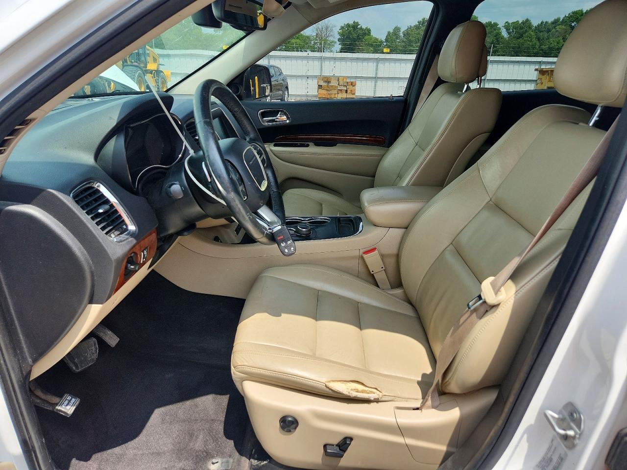 2015 Dodge Durango Limited White vin: 1C4RDJDG9FC766728