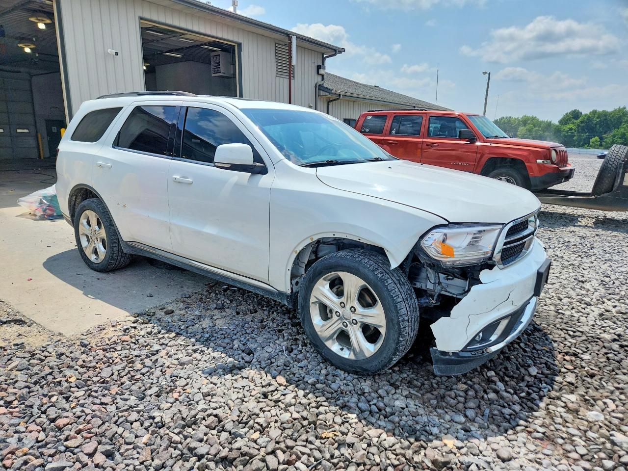 2015 Dodge Durango Limited White vin: 1C4RDJDG9FC766728