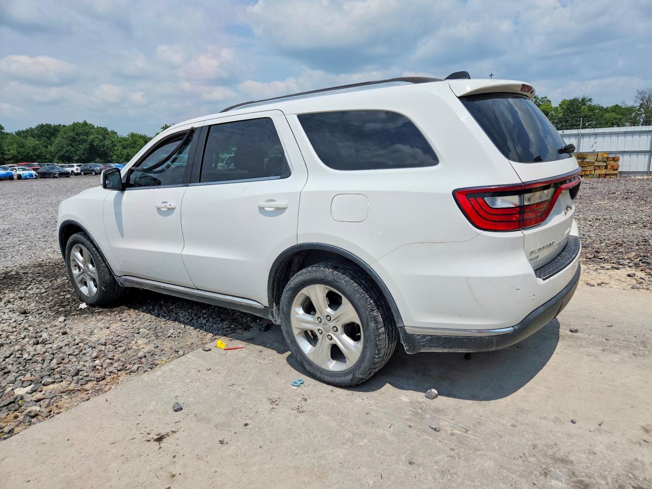 2015 Dodge Durango Limited White vin: 1C4RDJDG9FC766728
