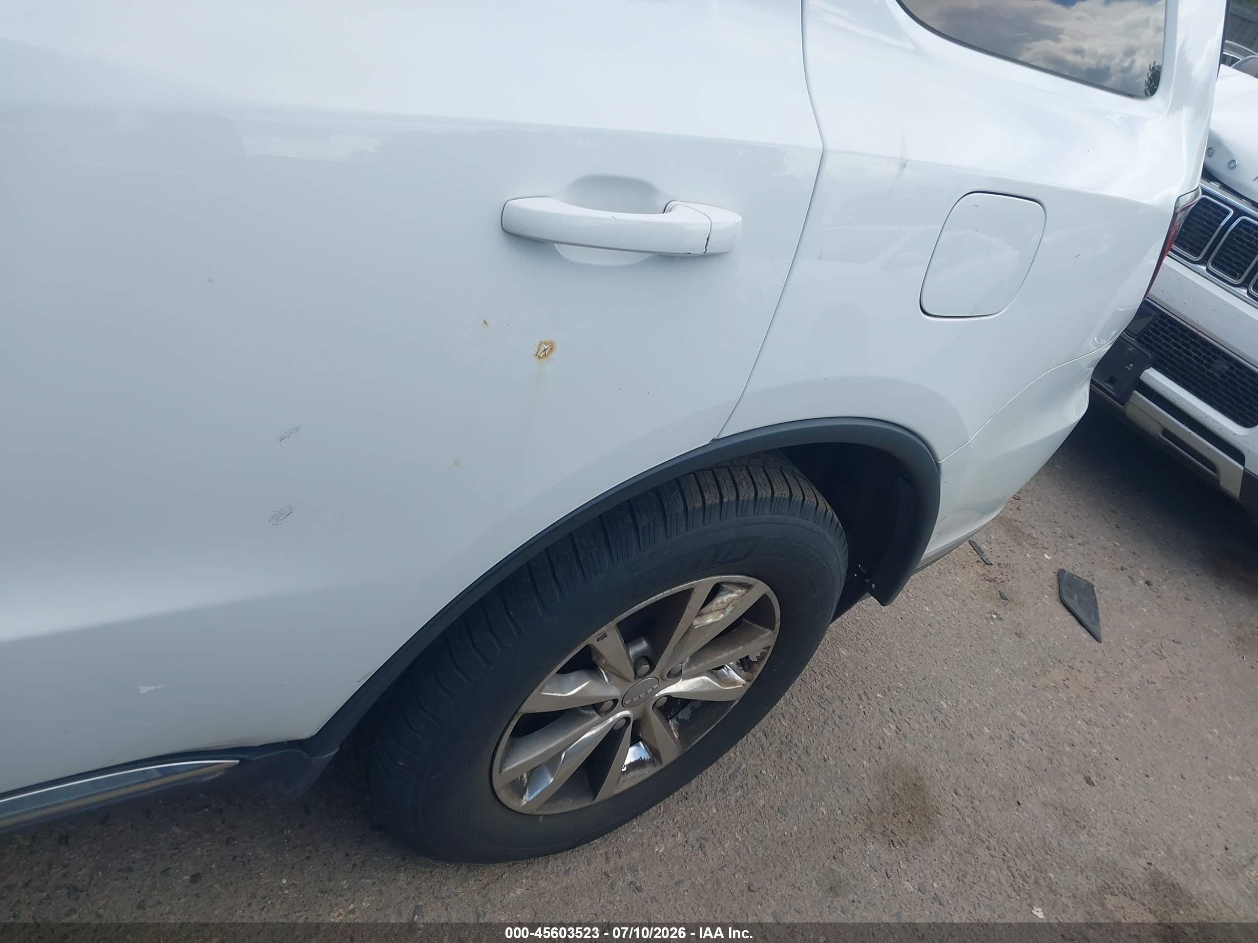 2015 Dodge Durango Limited Белый vin: 1C4RDJDG9FC837412